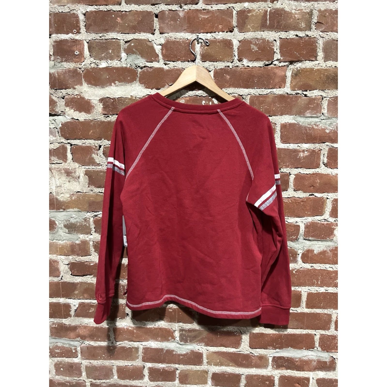 Vintage Coloseum Womans Alabama Womens Red Long Sleeve Pullover Sweatshirt Sz Large NWT Size L / US 10 / IT 46 - 2 Thumbnail