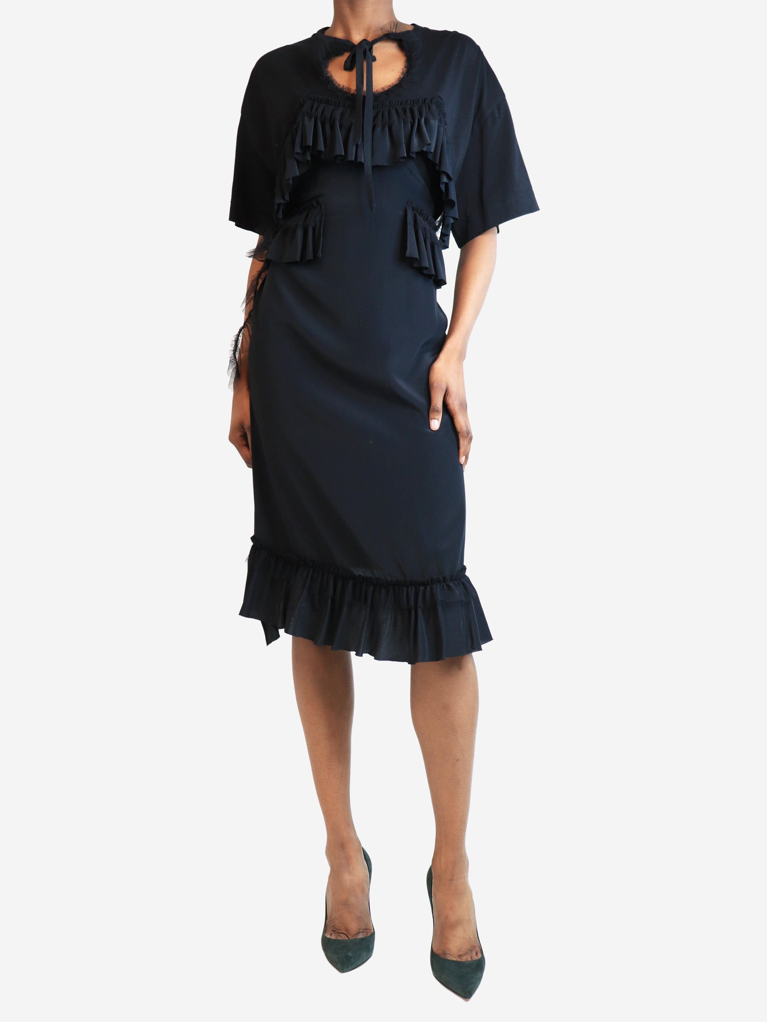 【送料&関税込】Simone Rocha Ribbed Multi Snap Bias Cut Dres Simone Rocha Ribbed Multi Snap Bias Cut Dress | italist