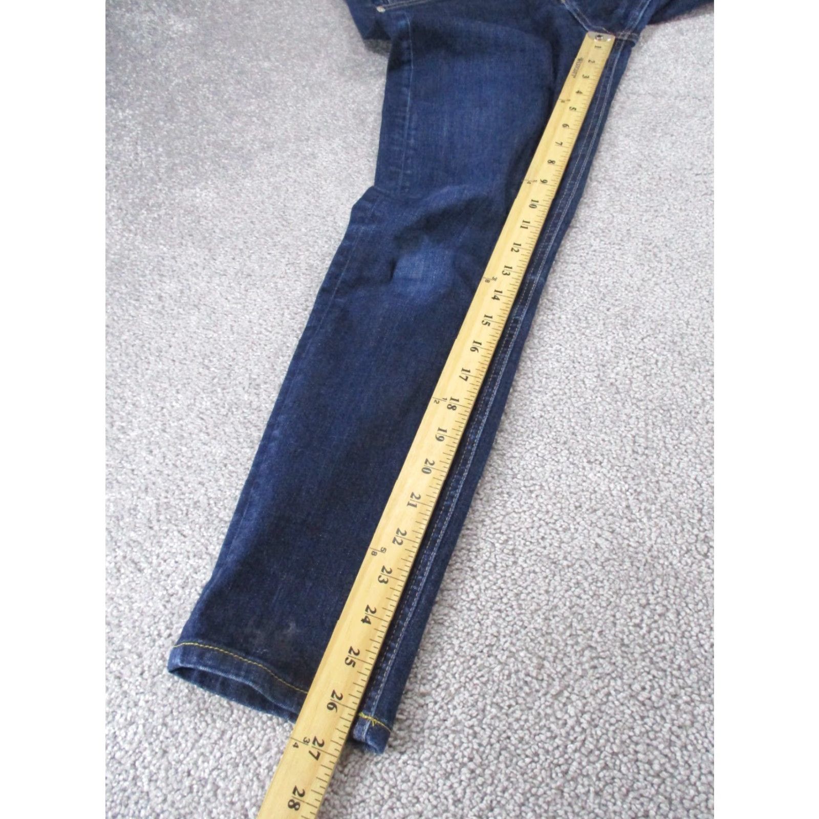 Rag & Bone VINTAGE rag & bone Jeans Womens 29 Skinny Dark Wash Denim Blue 2010s Girls Size 29" - 6 Thumbnail