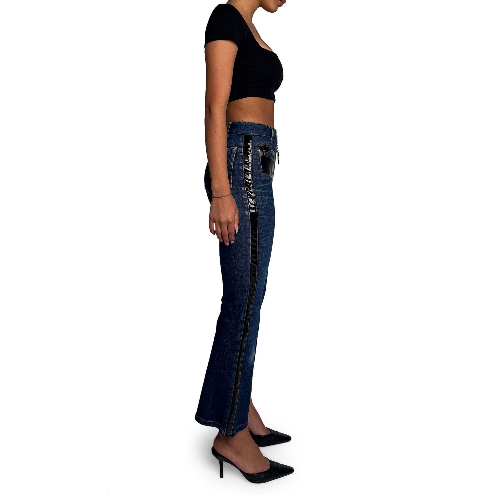 ELLERY Front Zip Jeans Size 25" / US 0 / IT 36 - 2 Thumbnail