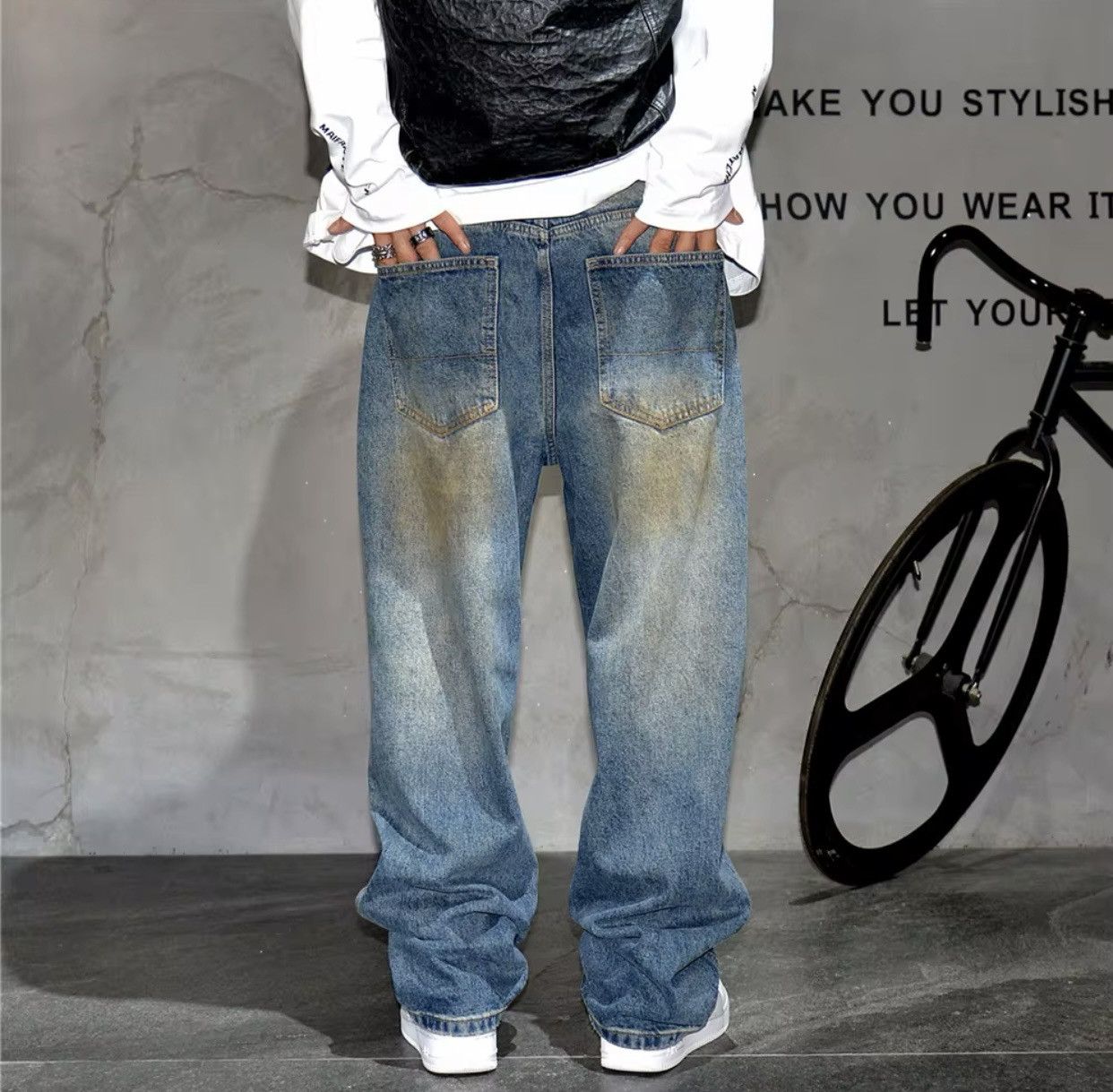 Jean × Vintage American Vintage Baggy Jeans Size US 34 / EU 50 - 6 Thumbnail