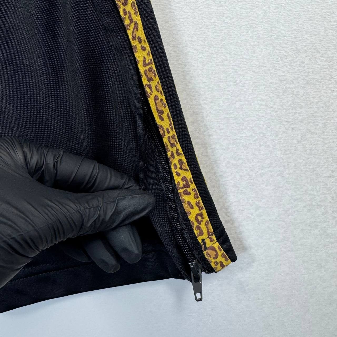 Adidas Adidas Originals Track Pants Black Gold Leopard Women XS Size 29" - 4 Thumbnail