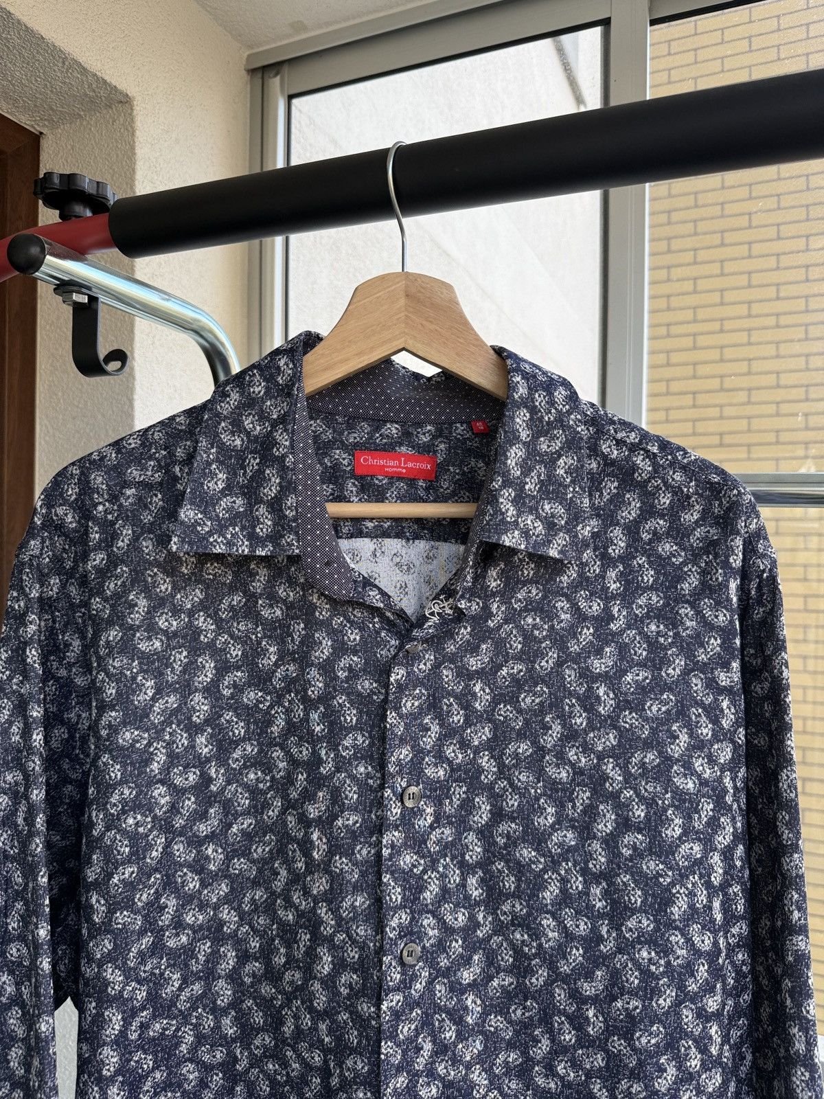 Christian Lacroix Christian Lacroix Homme Printed Button Shirt Size US XL / EU 56 / 4 - 2 Thumbnail