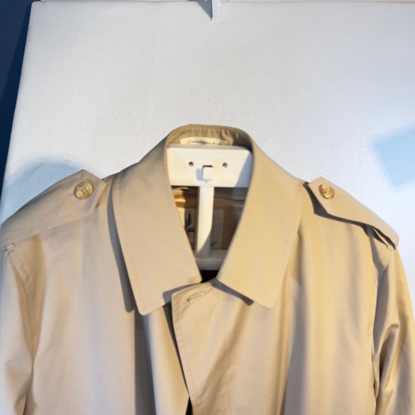 Misty Harbor Misty Harbor Trench Coat Men's 42L Zip Out Plush Lining Size US L / EU 52-54 / 3 - 15 Thumbnail