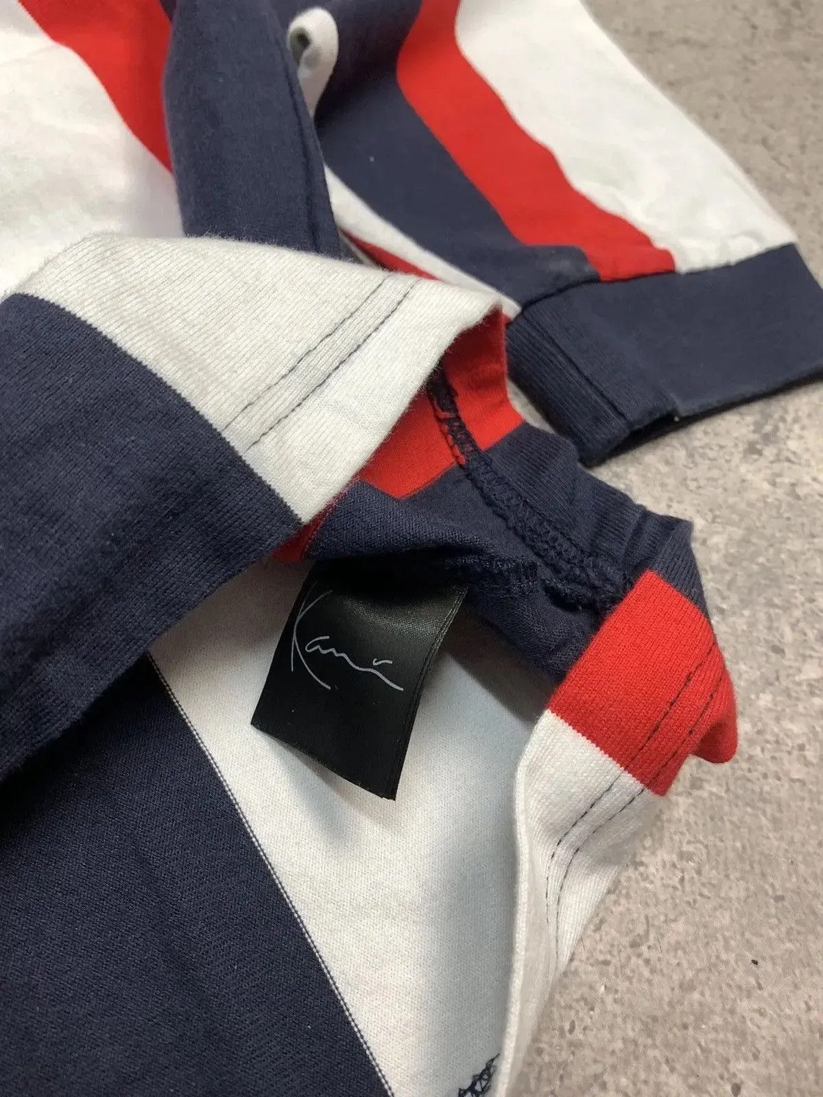Karl Kani × Vintage Vintage Karl Kani rap denim long sleeve big logo y2k Size US L / EU 52-54 / 3 - 14 Thumbnail