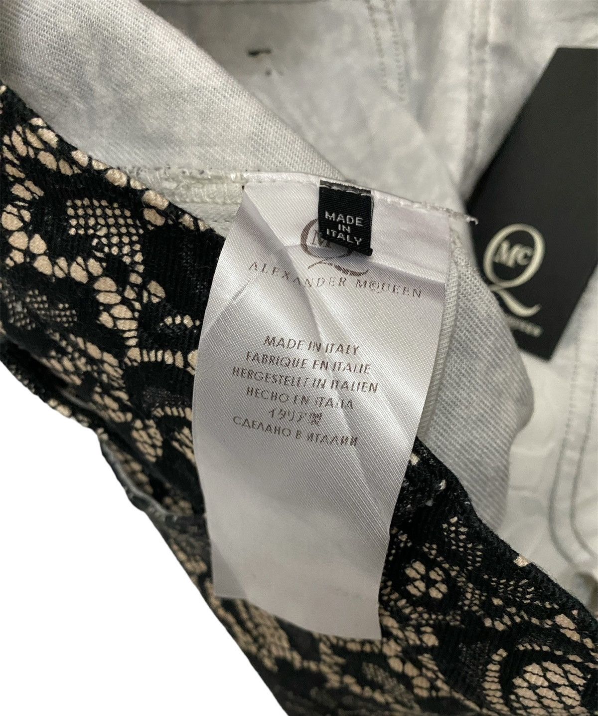 Alexander McQueen 🔥🔥💰💰Alexander Mcqueen MCQ Cropped Jean Skinny Size 29" - 11 Thumbnail