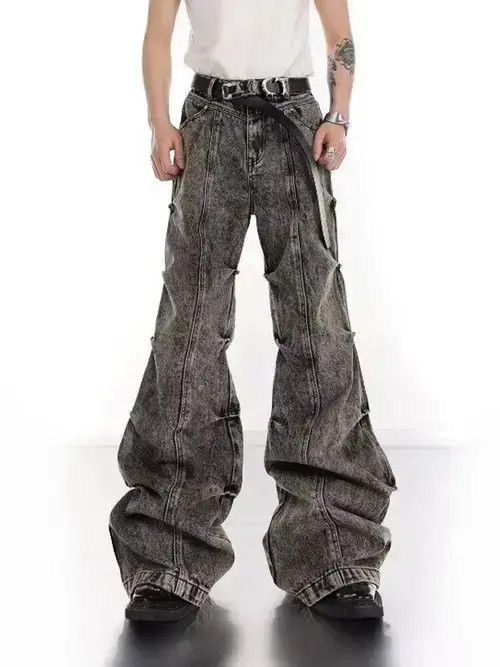 #25 Vtg Micro Flared Denim Pants Bootcuts
