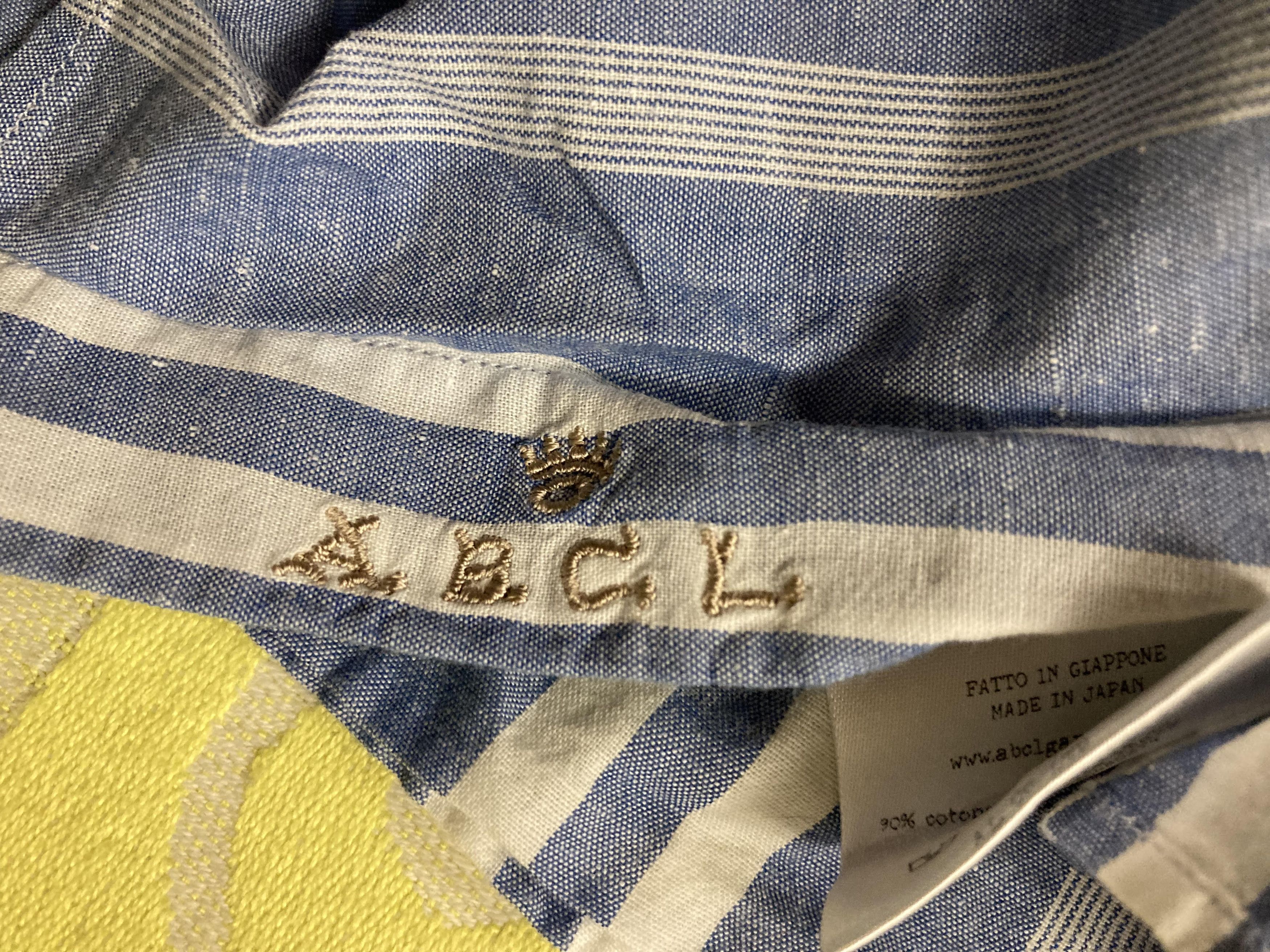 Japanese Brand A.B.C.L Long Sleeve Cotton/Silk Shirt Japanese Fabric. Size US M / EU 48-50 / 2 - 8 Thumbnail