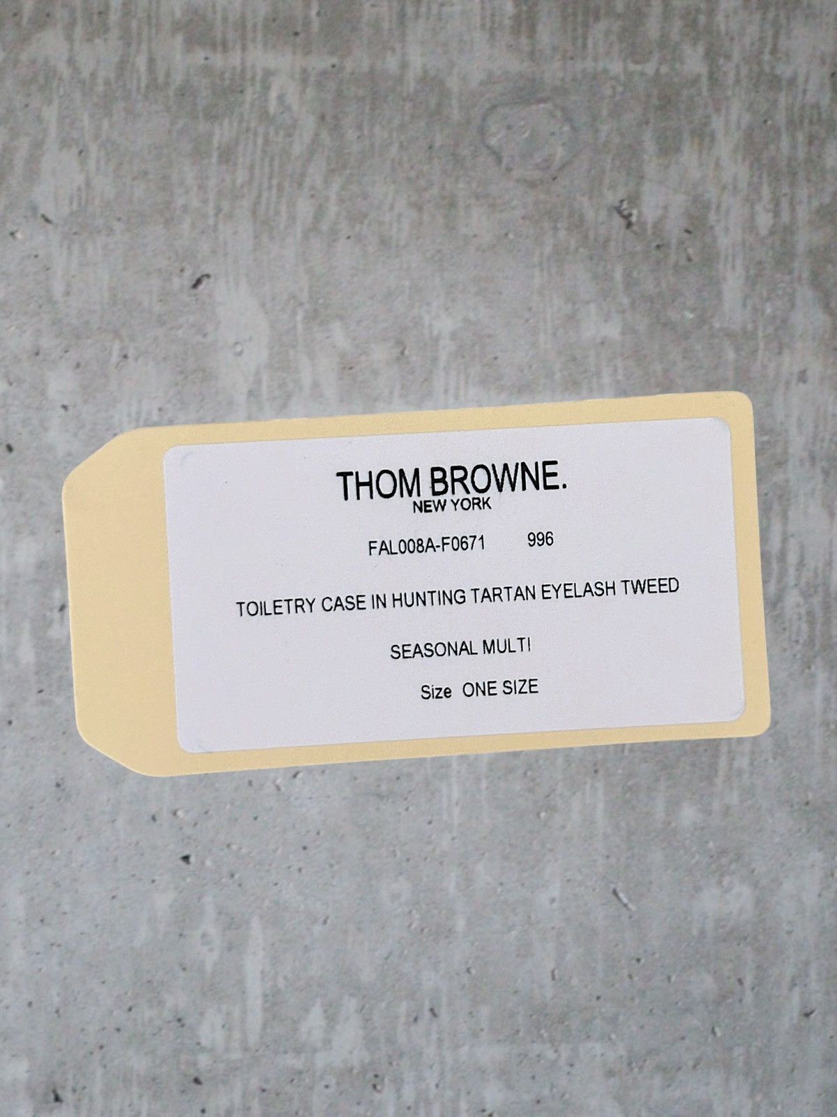 Thom Browne Thom Browne Tweed Zip Pouch Size ONE SIZE - 13 Thumbnail