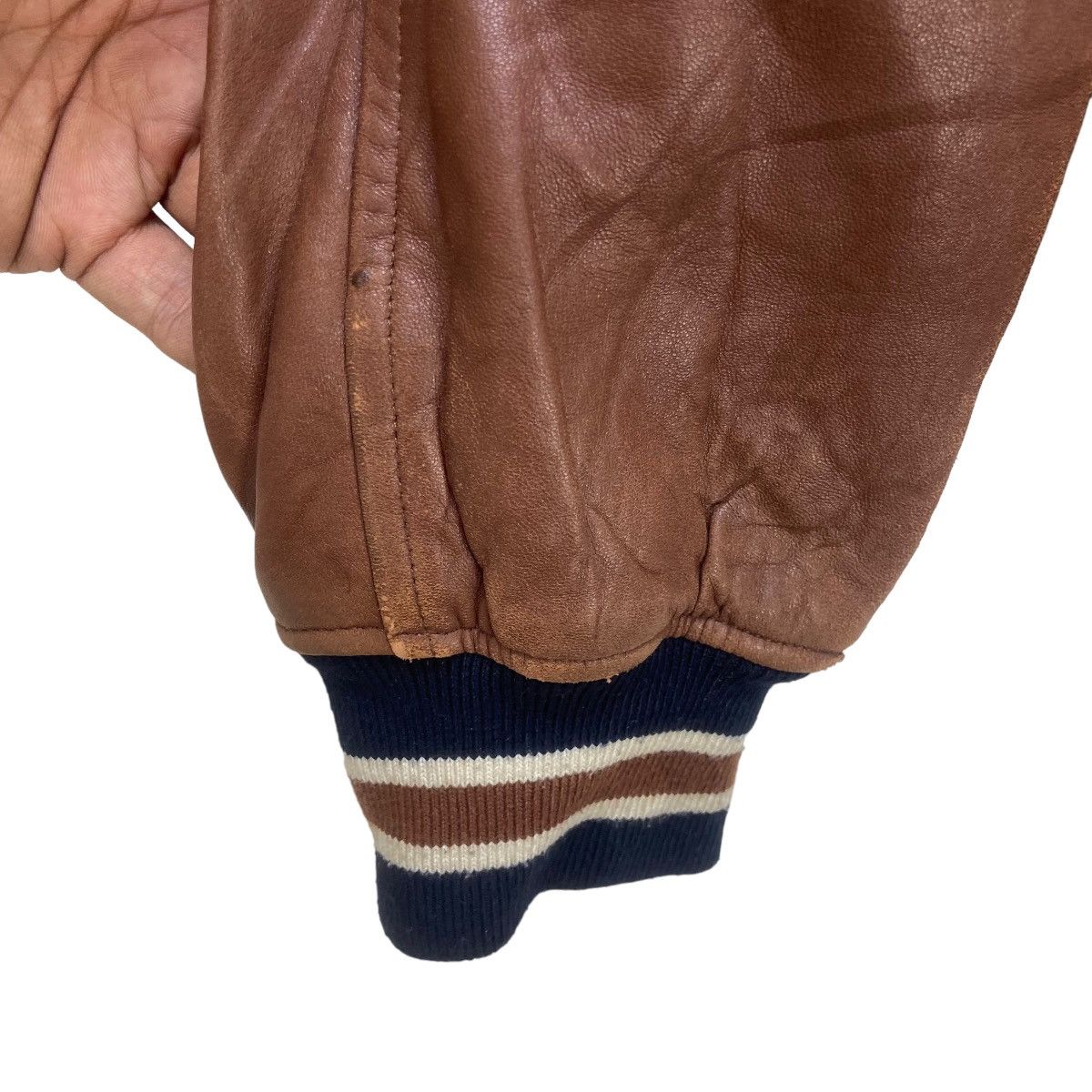 Japanese Brand × Vintage Vintage E B. N Caves D Grace Street Fashion Varsity Jacket Size US M / EU 48-50 / 2 - 10 Thumbnail