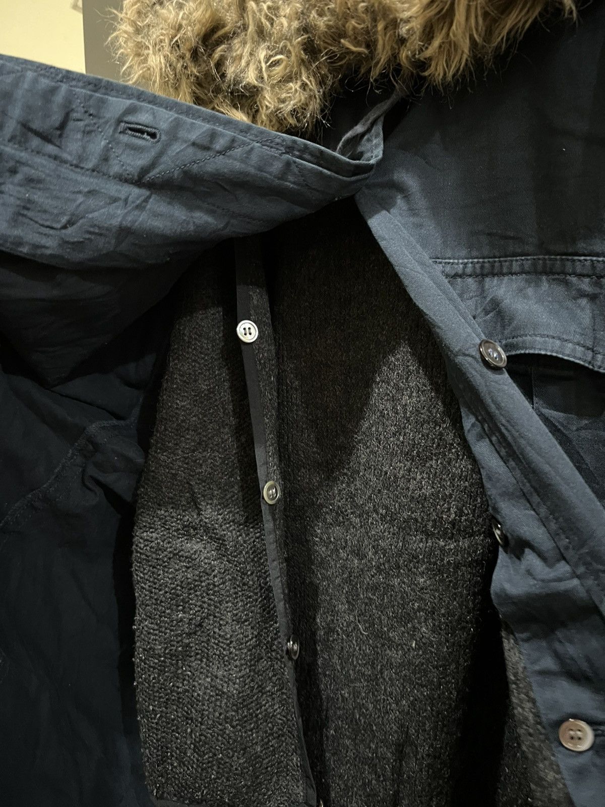 14th Addiction × Issey Miyake × mercibeaucoup Mercibeaucoup Fur Parka Vkei Style Size S / US 4 / IT 40 - 7 Thumbnail