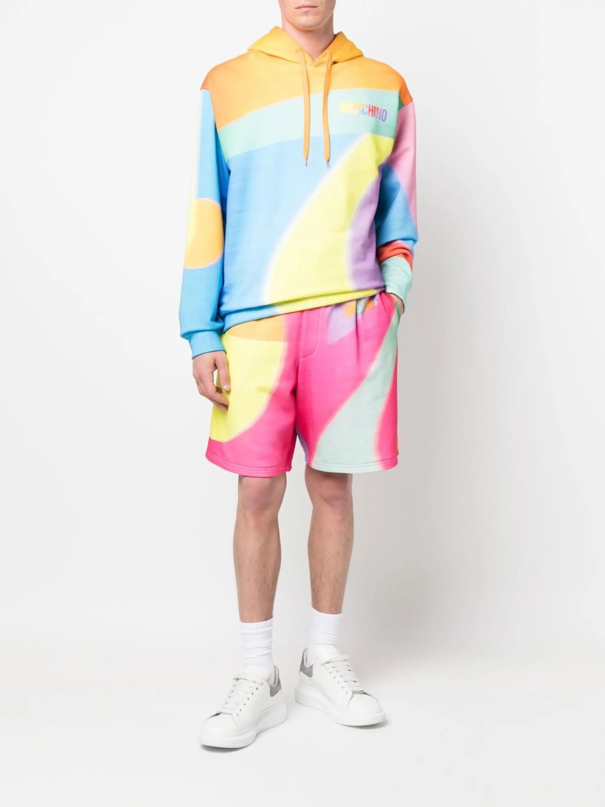 Moschino o1y0225 Logo Short in Multicolor Size US 32 / EU 48 - 5 Thumbnail