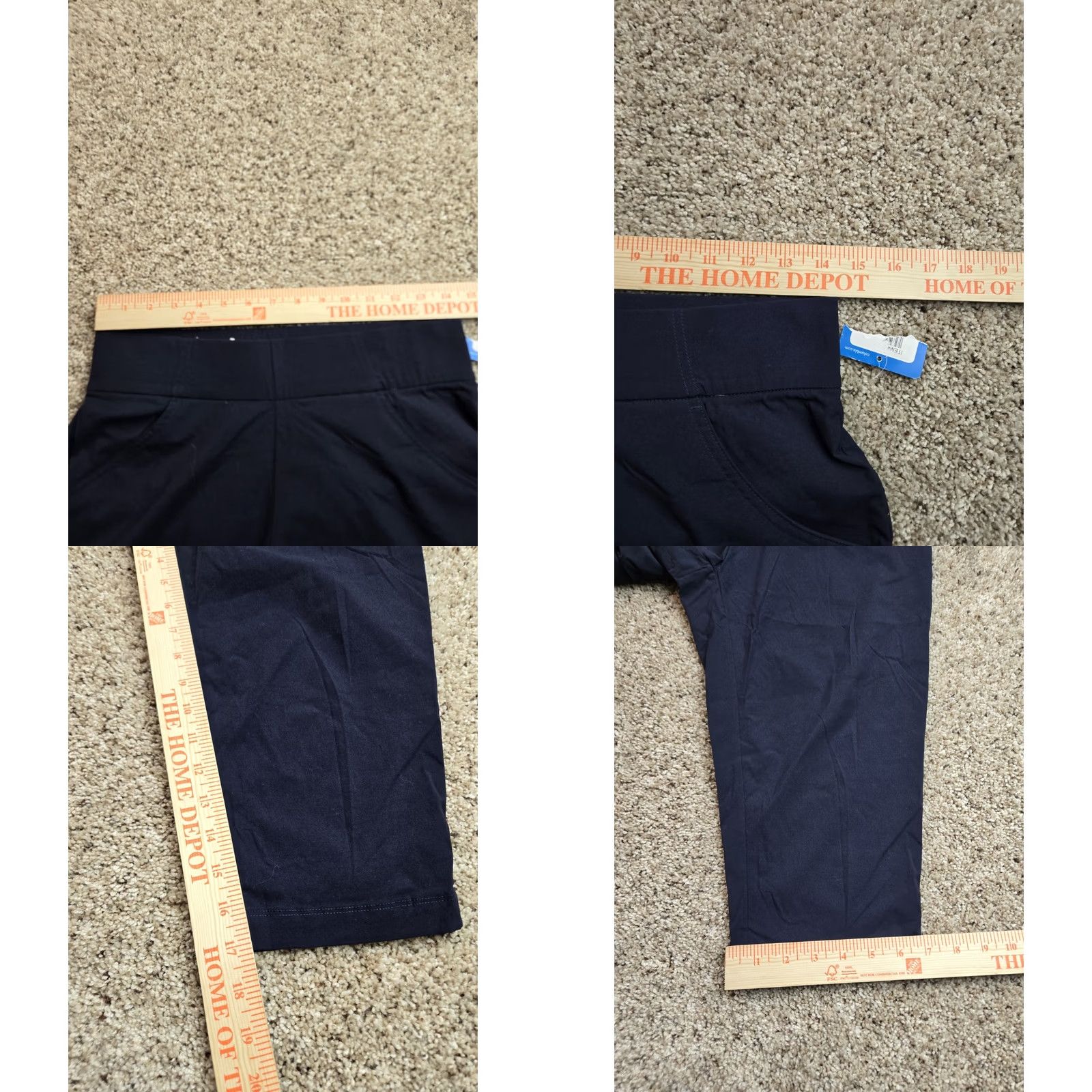 Vintage Columbia Anytime Capris Pants Womens Small Blue Pull On Stretch 17" Inseam NWOT Size 28" / US 6 / IT 42 - 8 Thumbnail