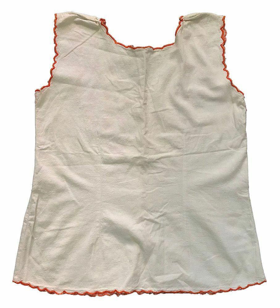 Designer Pre Owned White Hand Made Blouse G Size M / US 6-8 / IT 42-44 - 2 Thumbnail
