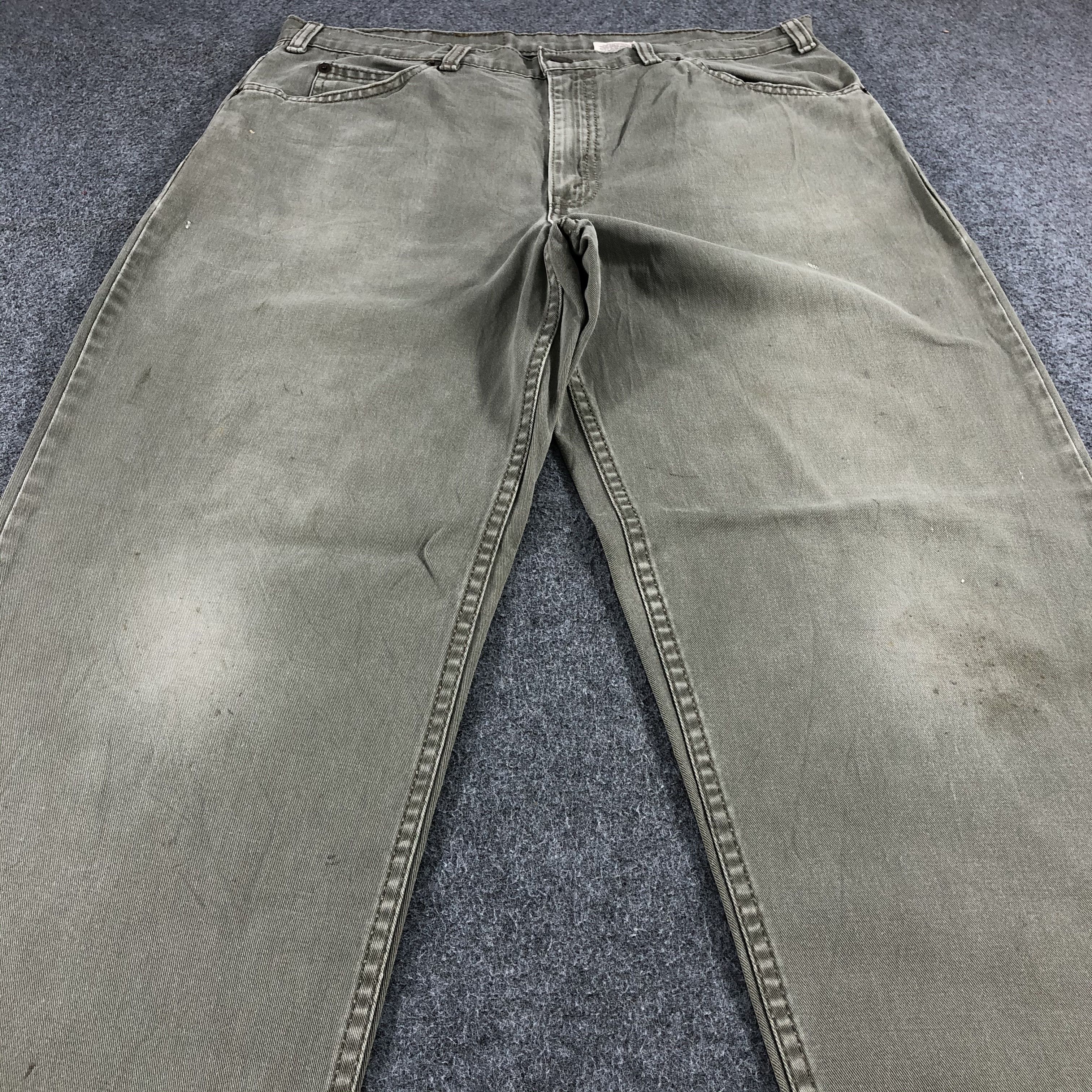 Levi's Vintage 90s Green Levis 634 Jeans-J1247 Size US 35 - 3 Thumbnail