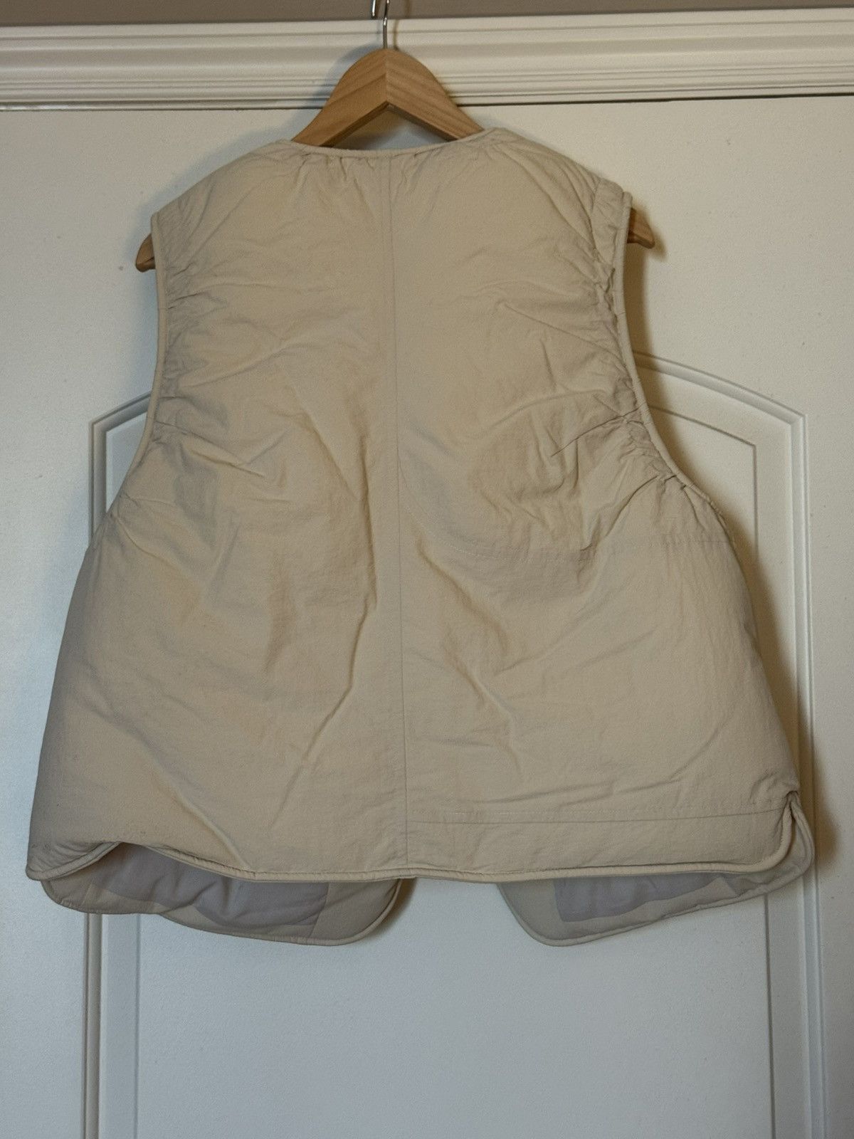 A-COLD-WALL* A-Cold-Wall* Asymmetrical Ivory Cream Padded Gilet Vest Size US XL / EU 56 / 4 - 9 Thumbnail