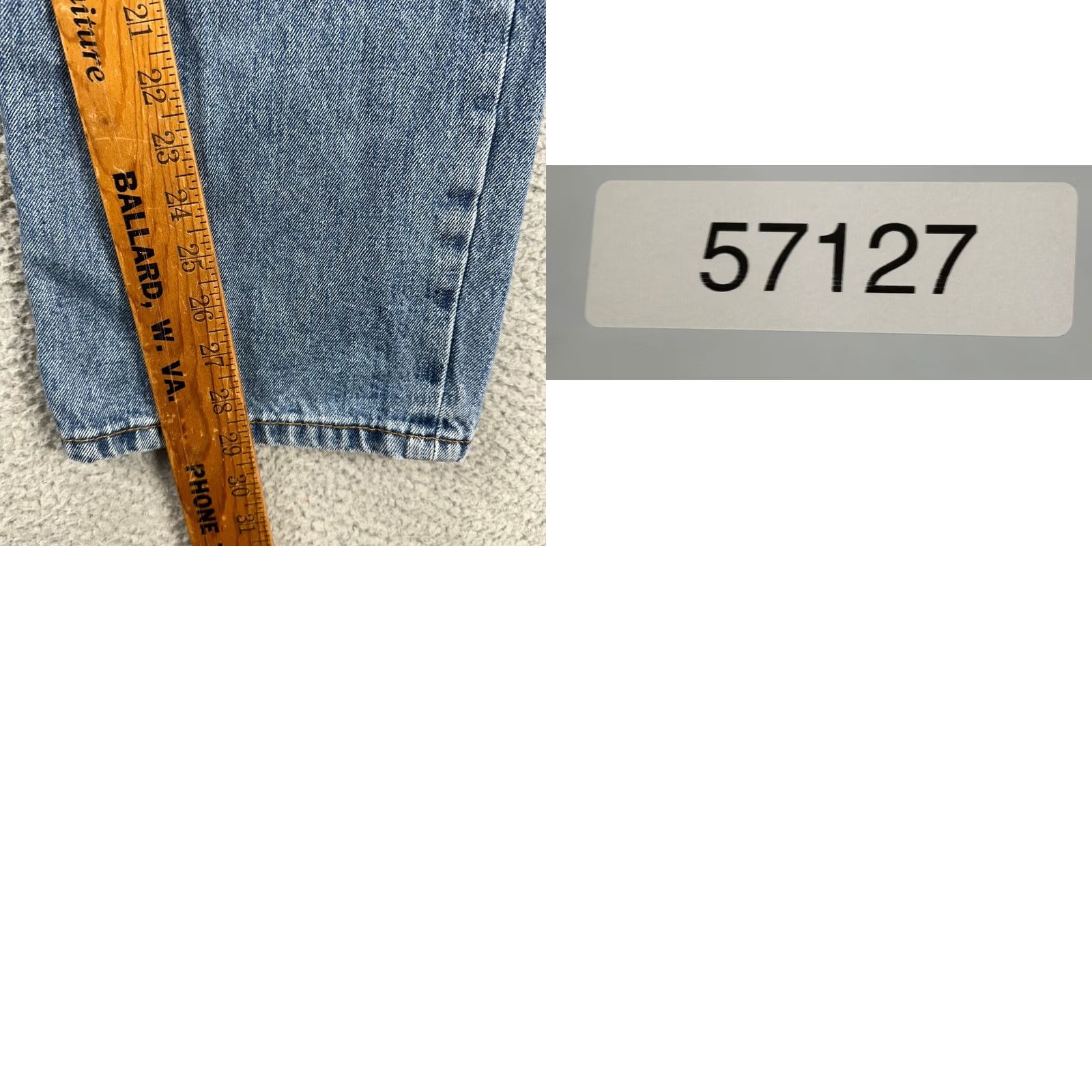 Levi's Levi's 550 Jeans Men 38X30 Blue Straight Leg Red Tab 100% Cotton Denim 5 Pockets Size US 38 / EU 54 - 8 Thumbnail