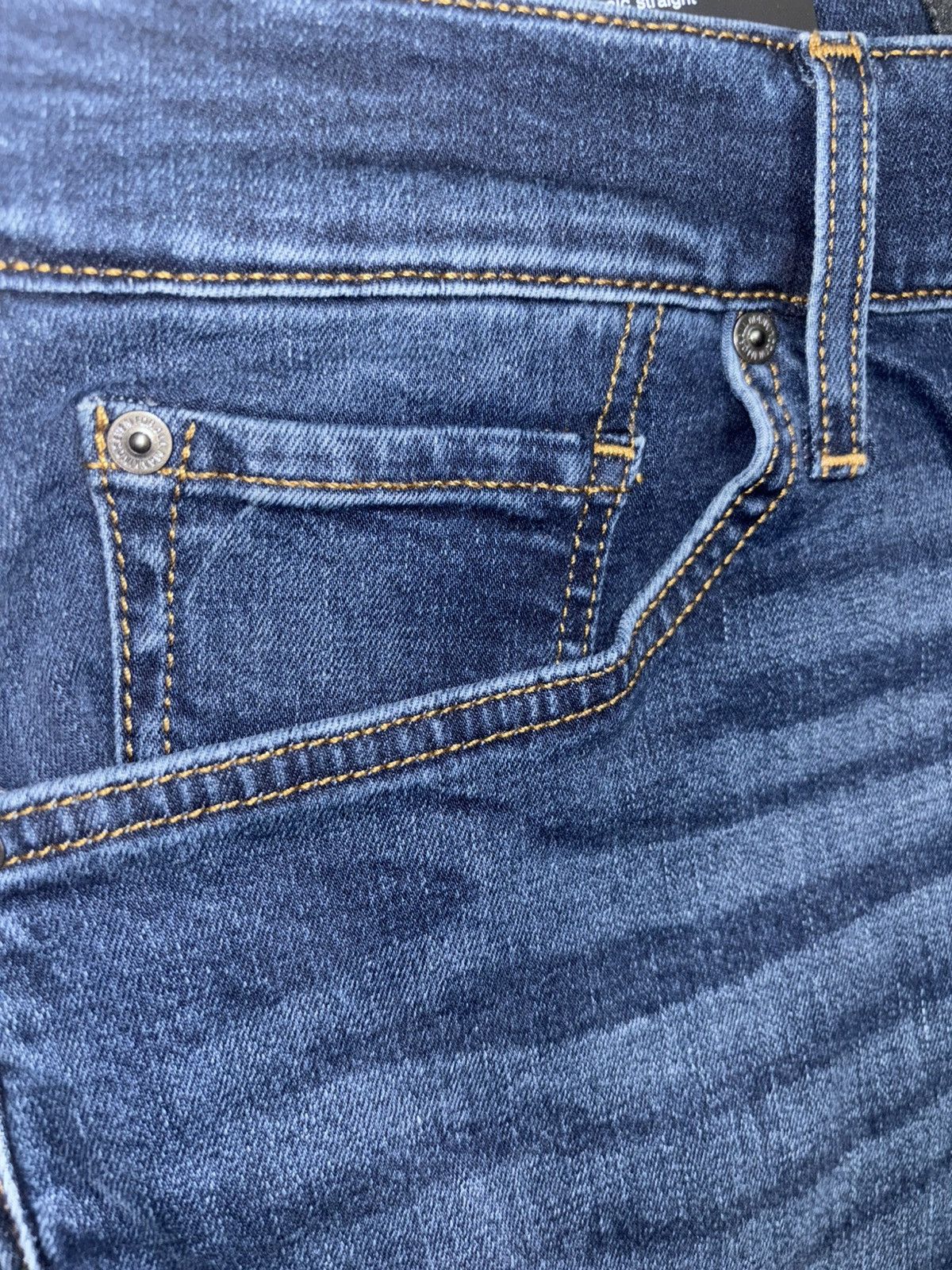 7 For All Mankind 7 For All Mankind Men’s The Straight in Warm Braw 32W/ 33In Size US 32 / EU 48 - 4 Thumbnail