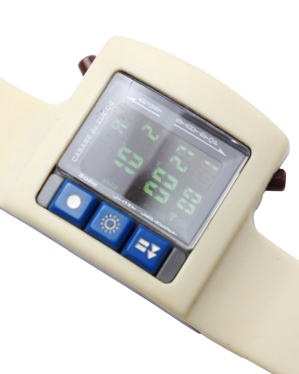 Issey Miyake × Seiko 1997 CABANE DE ZUCCA SEIKO LE CHOCOLAT DIGITAL WATCH Size ONE SIZE - 8 Thumbnail