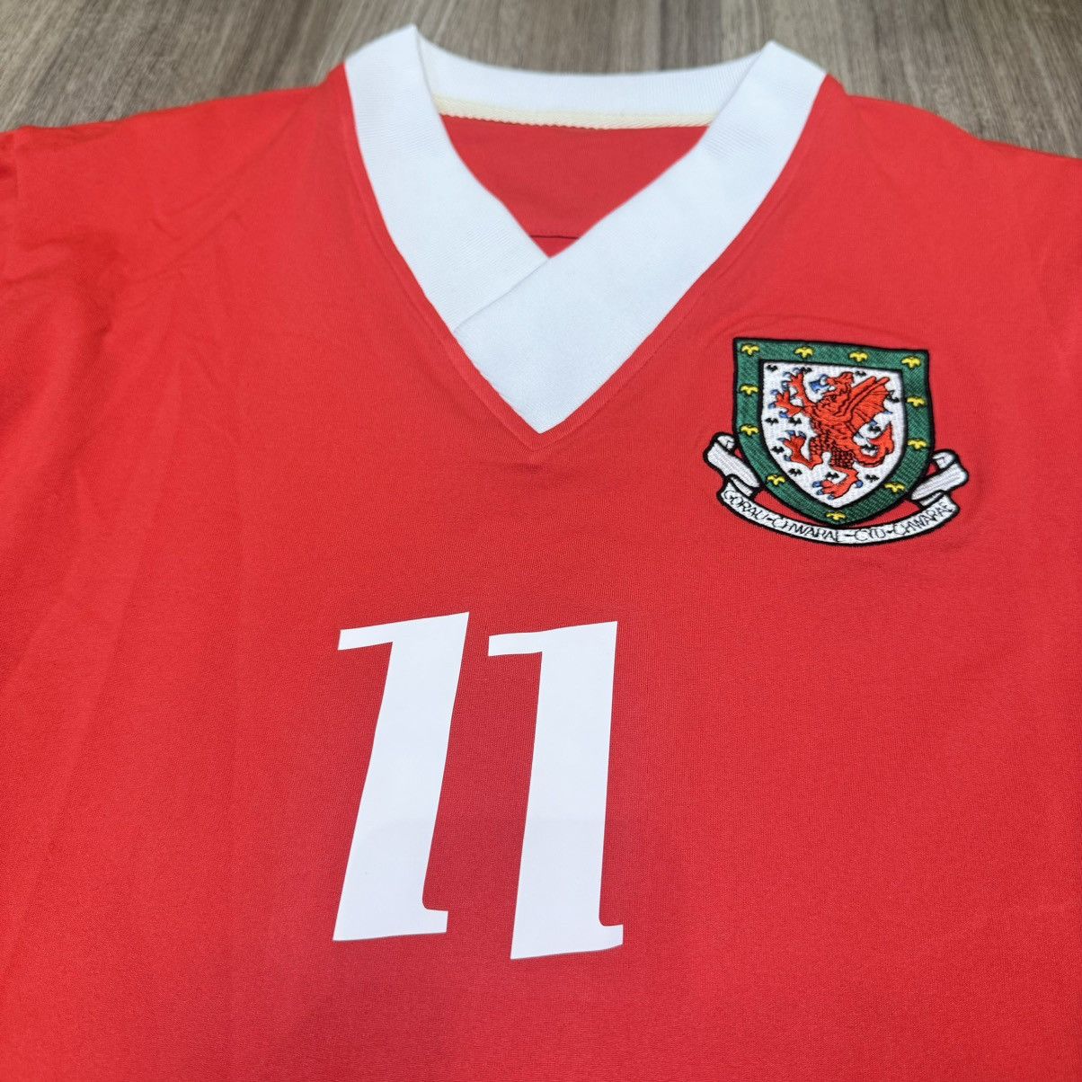 Kappa Wales 06/07 Longsleeves home shirt #11 Giggs Size US XL / EU 56 / 4 - 3 Thumbnail