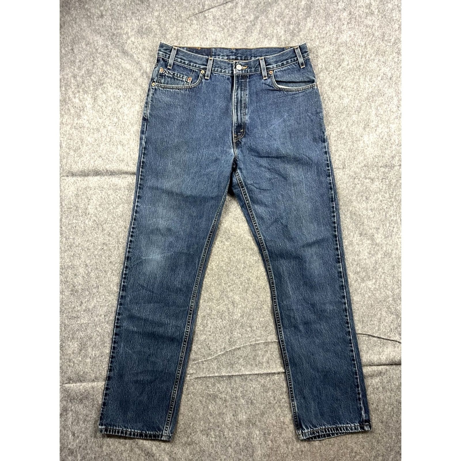 Levi's VINTAGE Levi's 505 Jeans Men Regular Fit Straight Leg Denim Size 36x34 Blue Size US 36 / EU 52 - 2 Thumbnail