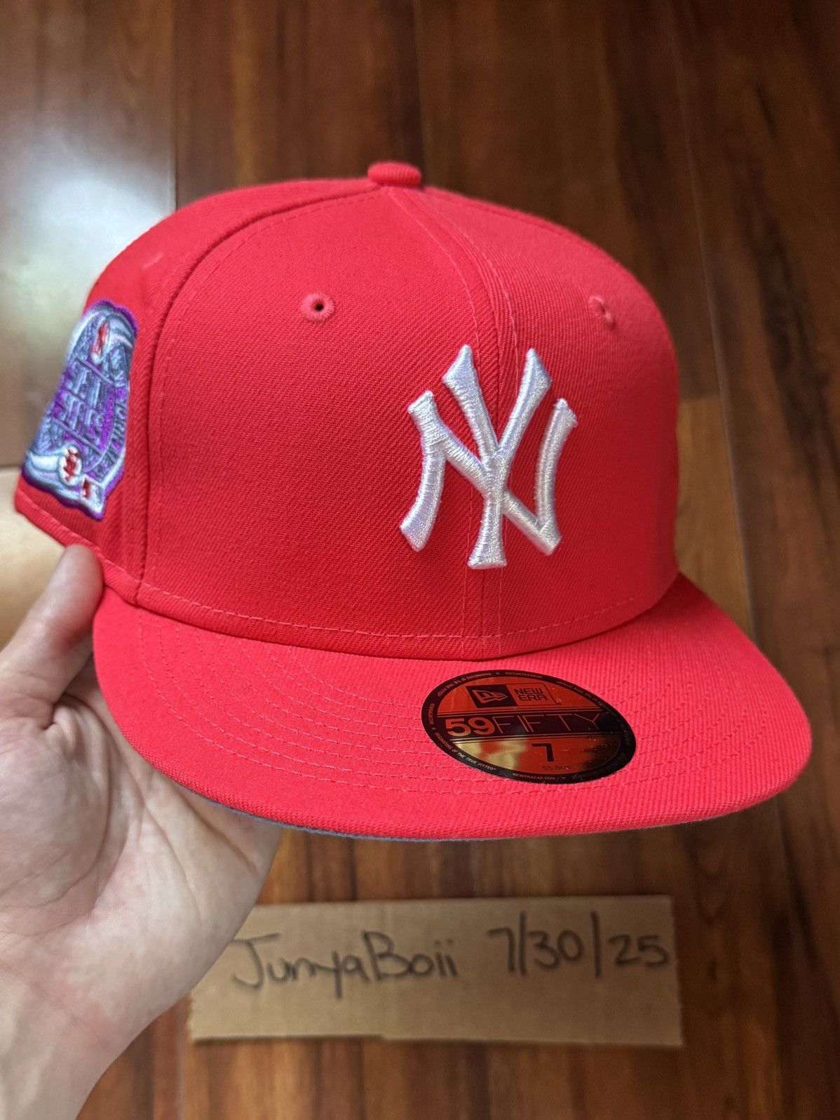 Hat Club Size 7 NY Yankees 2000 Subway Series Jae Tips Blue UV Size ONE SIZE - 1 Thumbnail