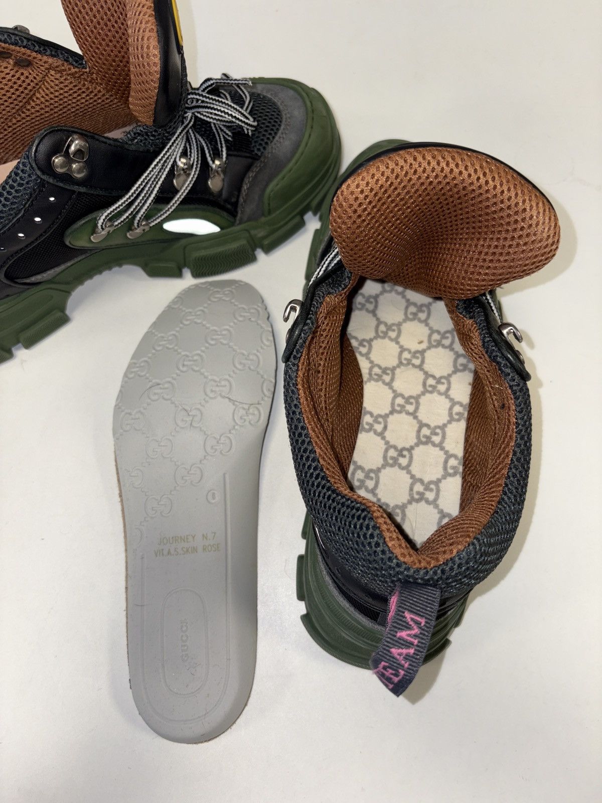 Gucci Gucci Flashtrek leather high trainers Size US 7 / EU 40 - 6 Thumbnail