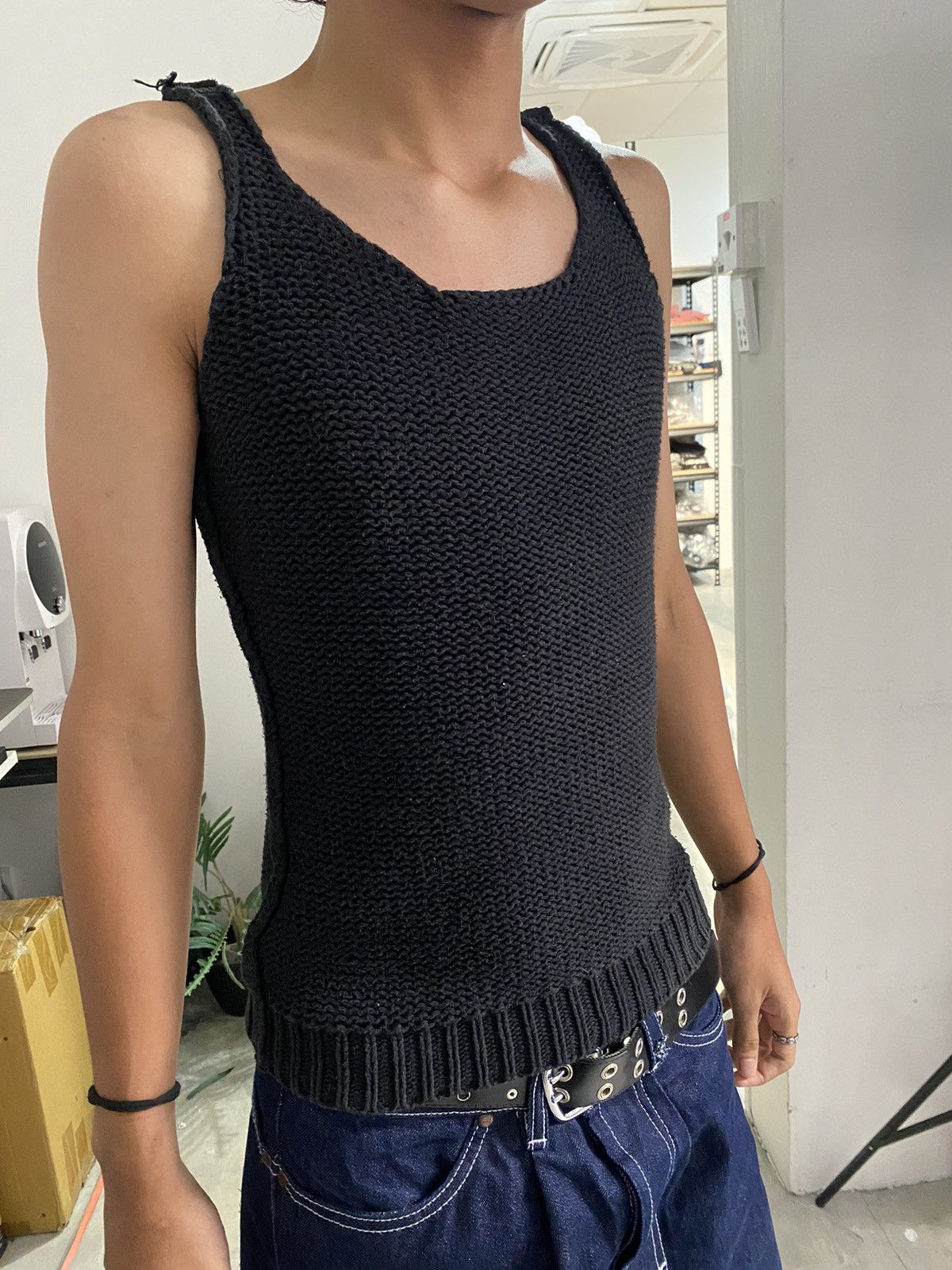 Maison Margiela Archive Vintage Margiela Knitwear Tank Top Size S / US 4 / IT 40 - 9 Thumbnail