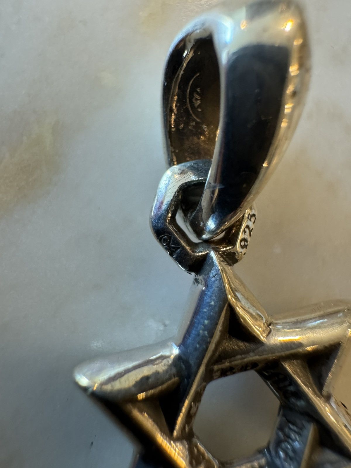 Chrome Hearts Chrome Hearts Sterling Silver Star of David Charm Pendant Size ONE SIZE - 8 Thumbnail