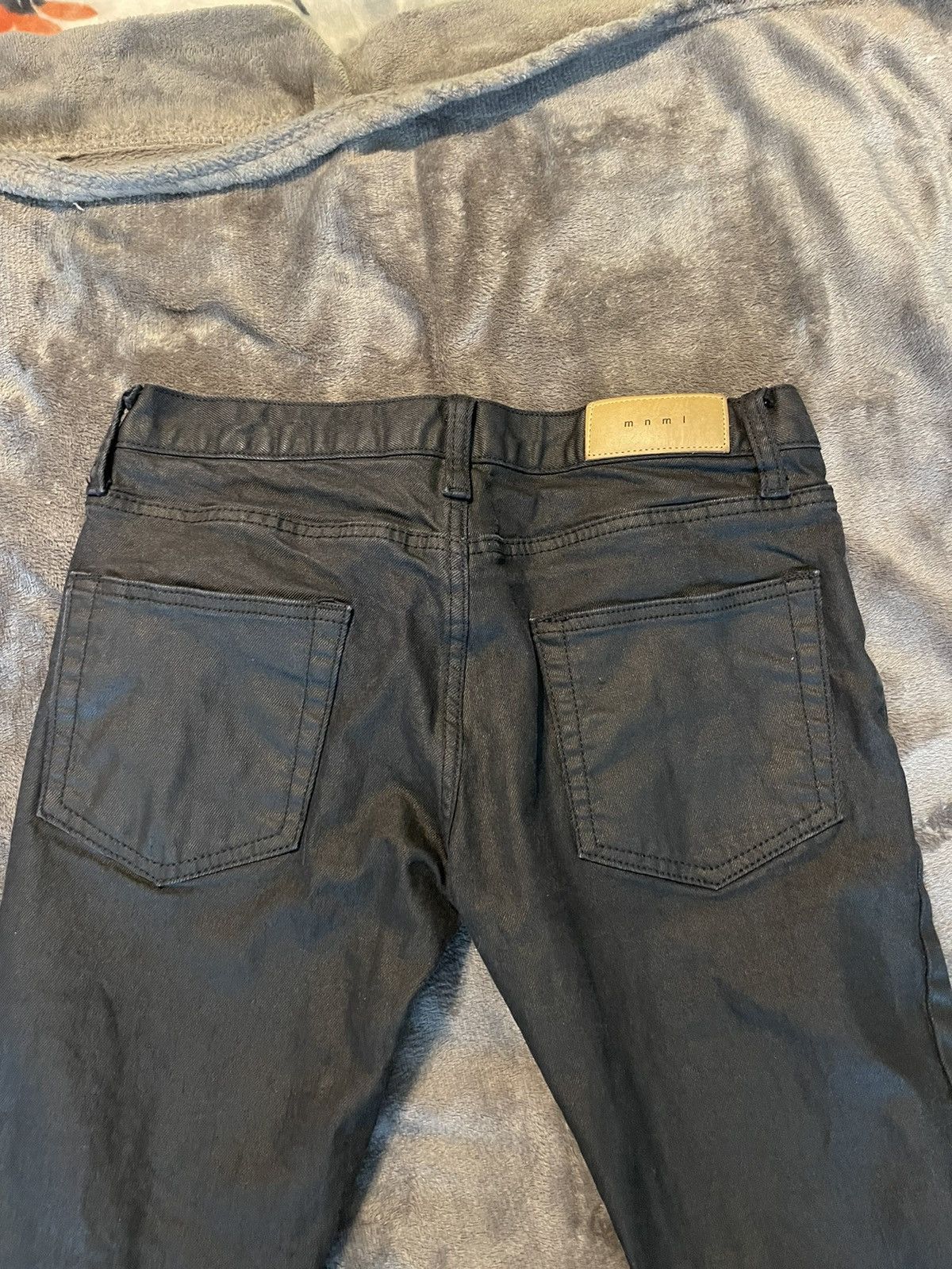 MNML Waxed Leather Slim MNML Pants Size US 30 / EU 46 - 2 Thumbnail