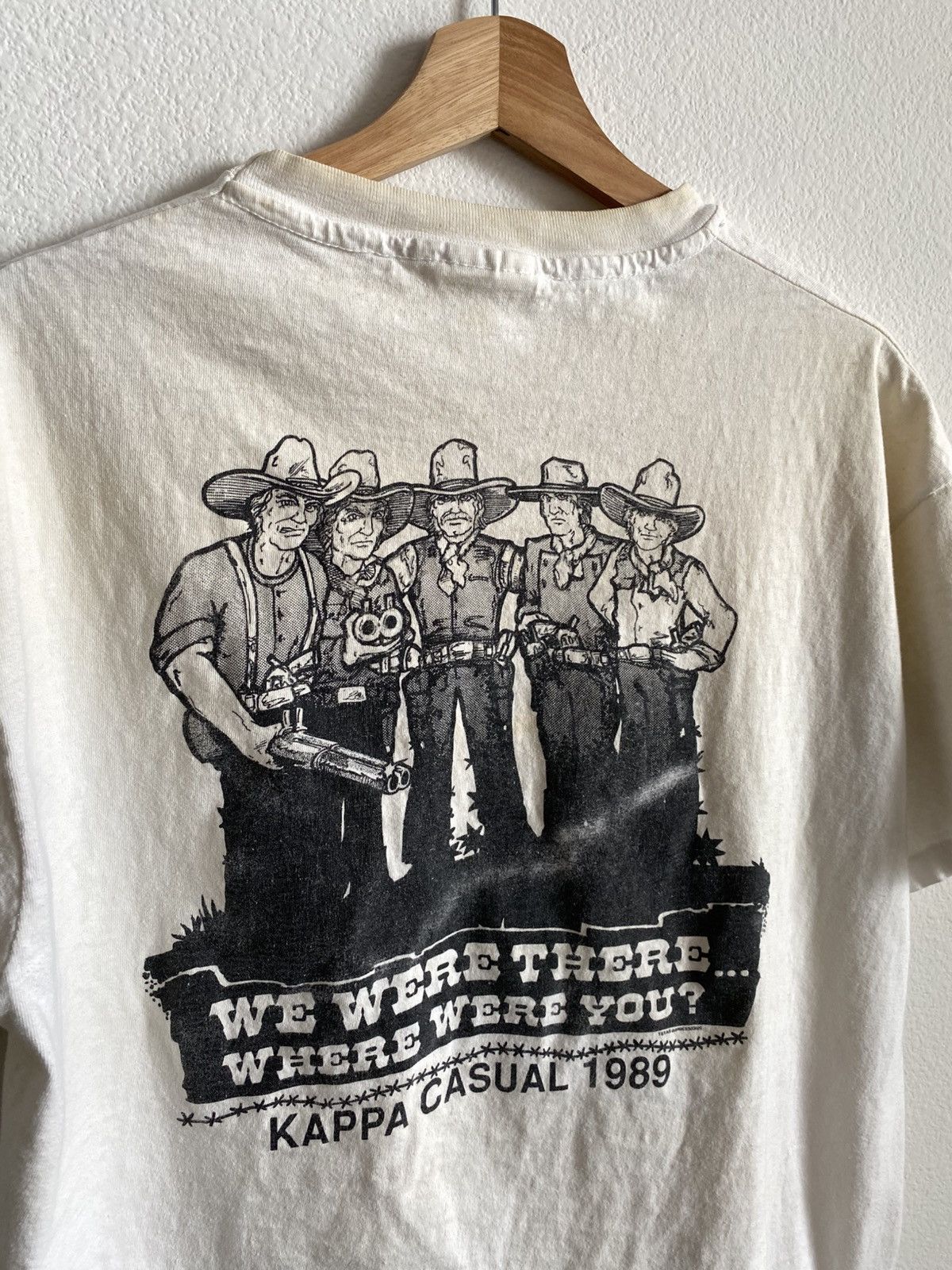 Vintage Vintage 80s Kappa Single Stitch Tee Size US XL / EU 56 / 4 - 4 Thumbnail
