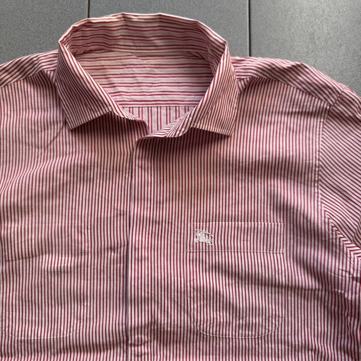 Burberry Vintage Burberry Reversible Stripes Button Up Shirt Size US L / EU 52-54 / 3 - 10 Thumbnail