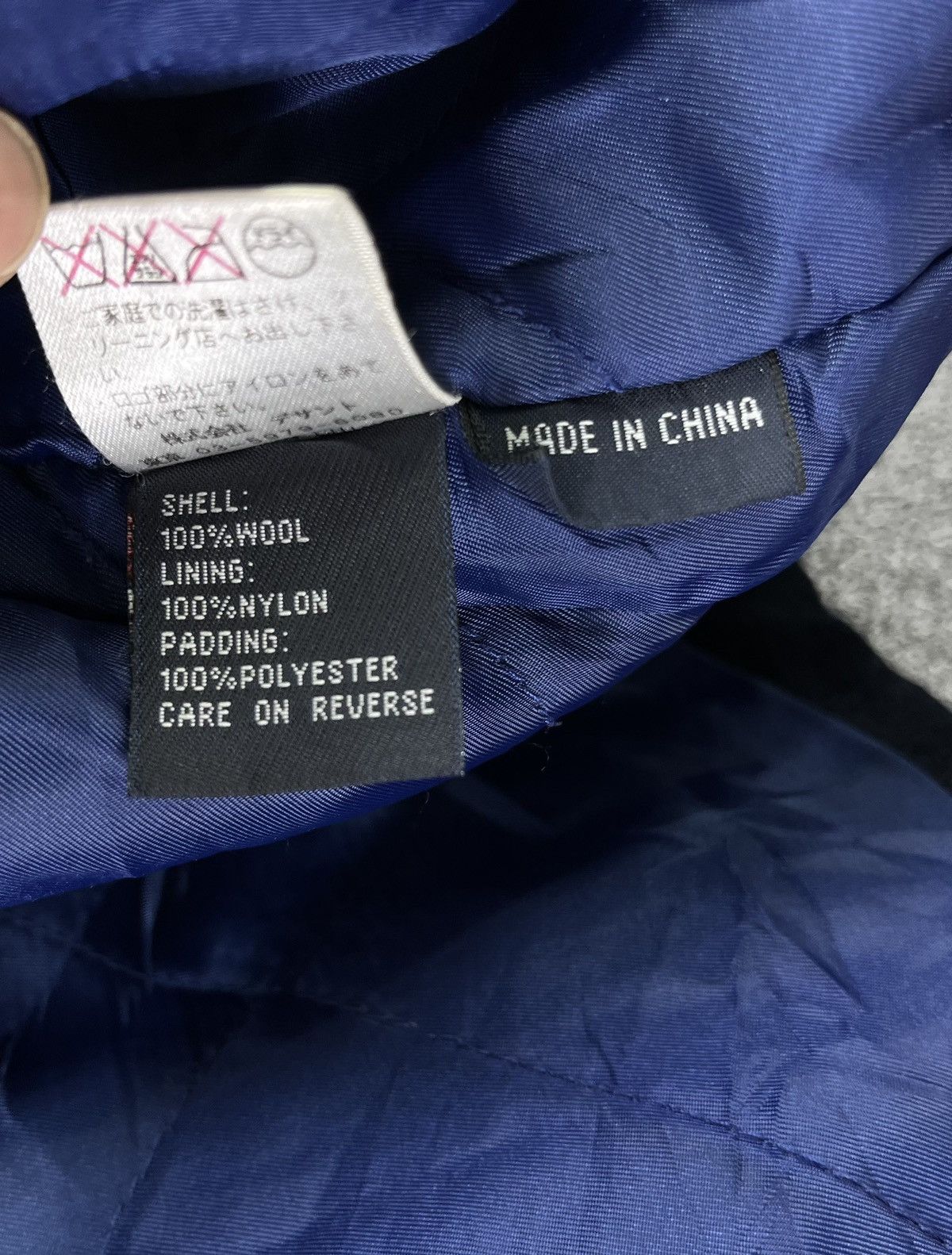Nautica Vintage Nautica Navy Blue Wool Jacket Size US XL / EU 56 / 4 - 8 Thumbnail