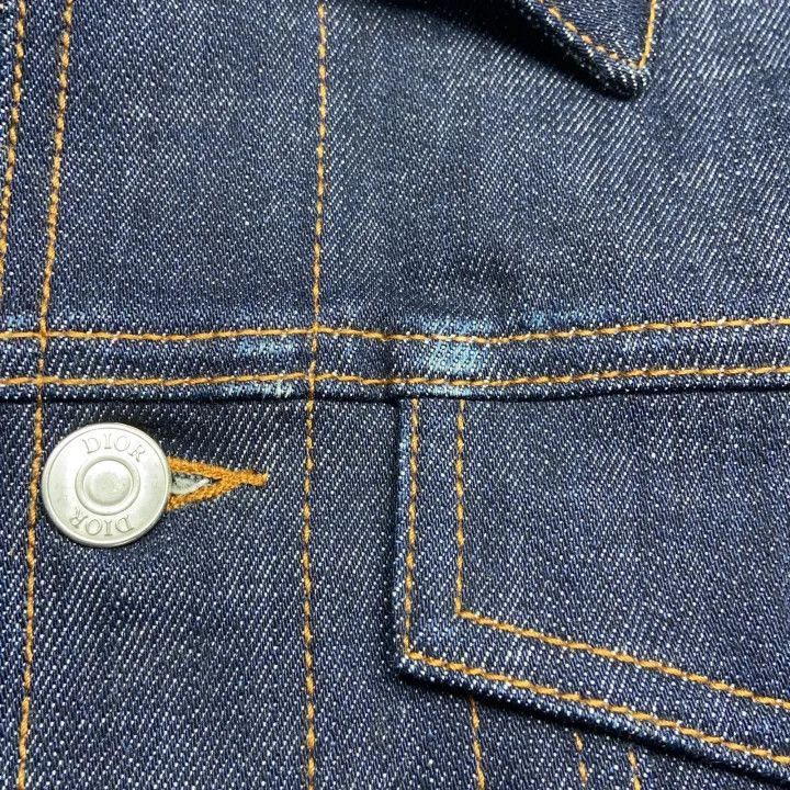 Dior Dior Dior Simple Print Denim Jacket 0079-2507 Size US L / EU 52-54 / 3 - 8 Thumbnail