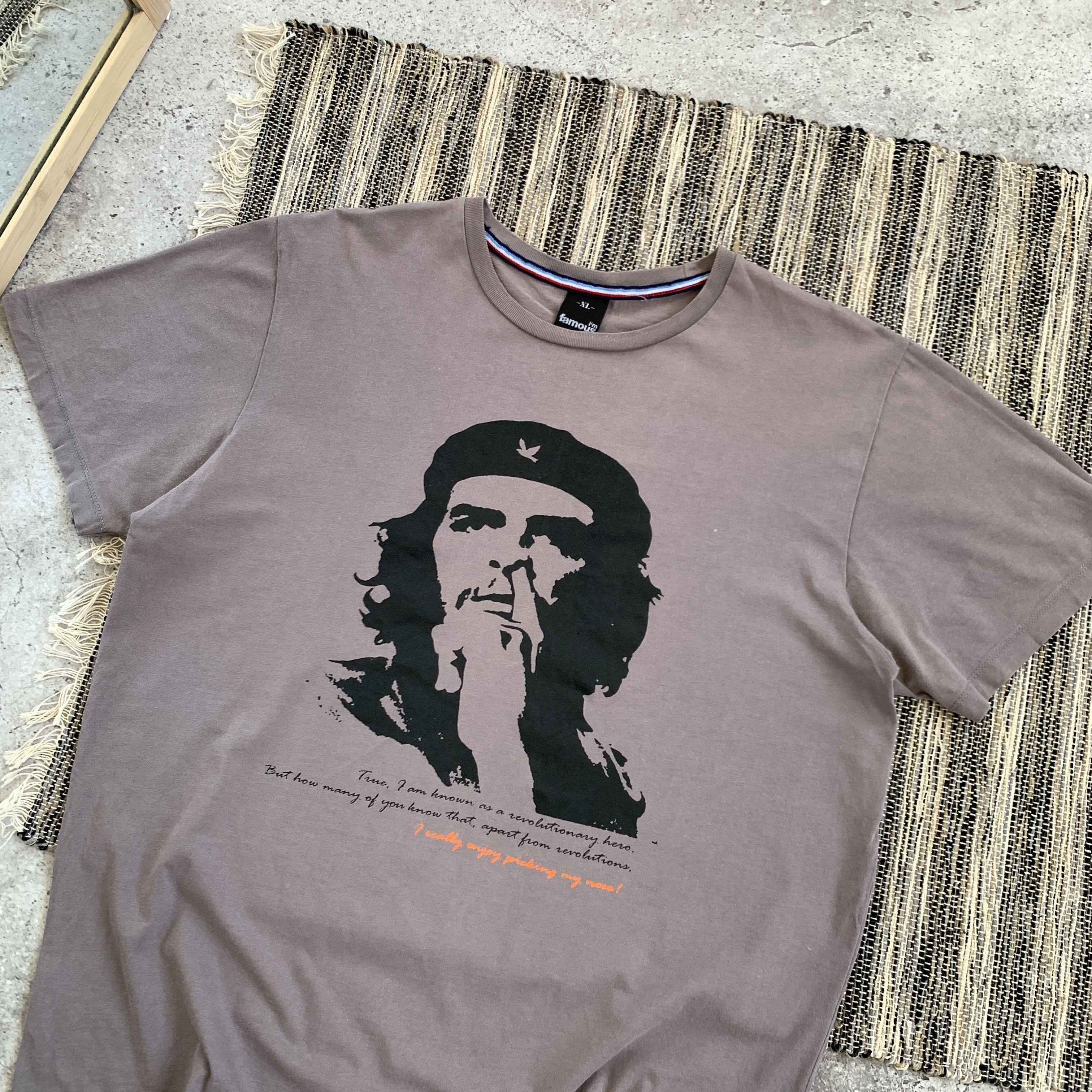 Vintage Vintage Che Guevara 90s Humor Graphic Grey Tee Shirt Size US L / EU 52-54 / 3 - 3 Thumbnail