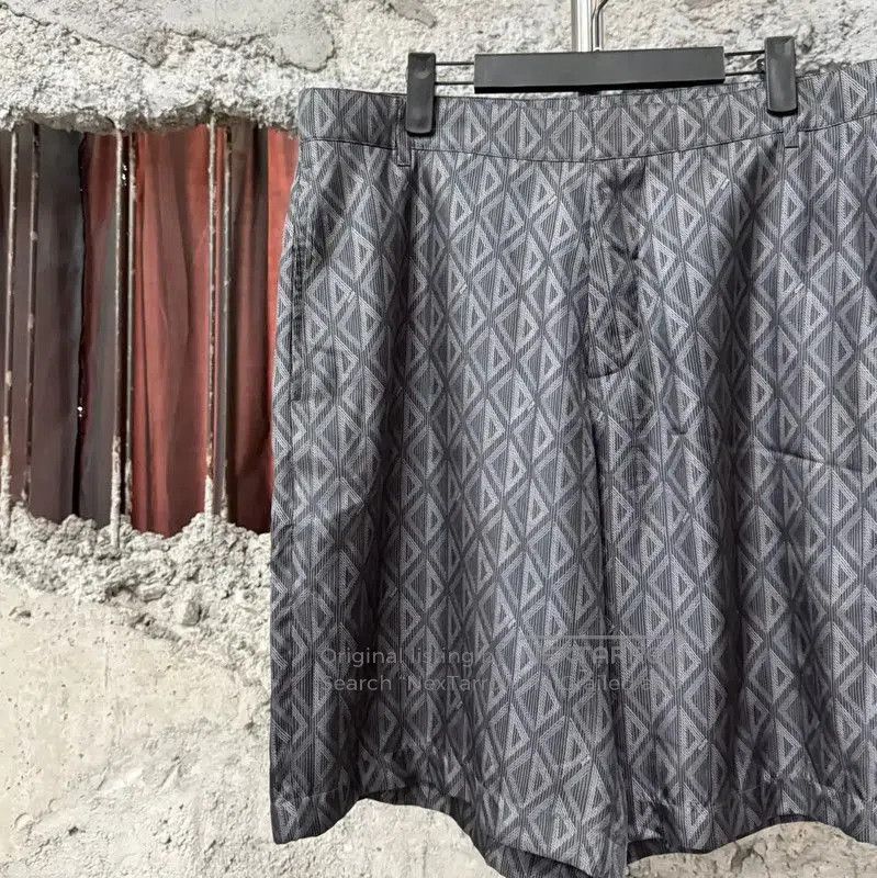 Dior Dior Men's Summer Gray Patterned Shorts . Size US 30 / EU 46 - 3 Thumbnail