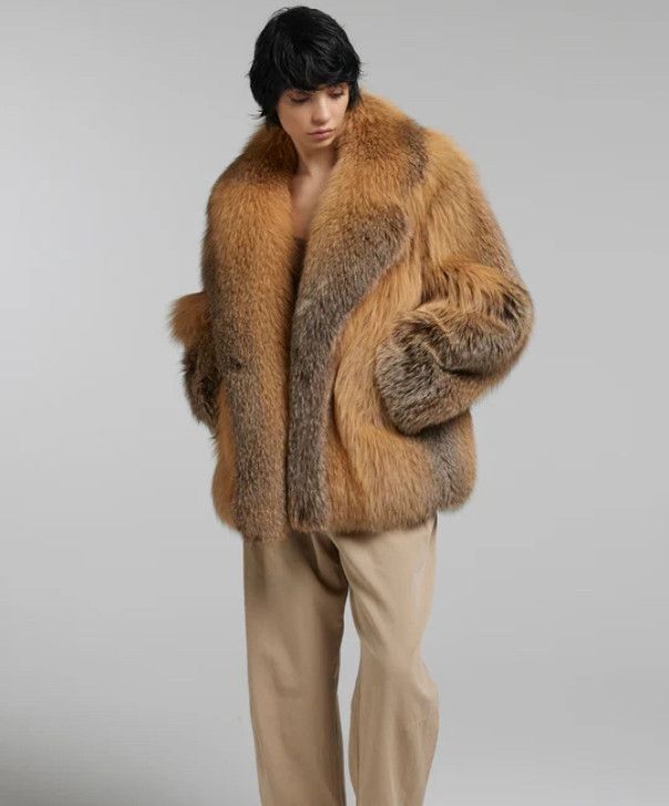 Other Women’s Ginger Fox Fur Coat Size L / US 10 / IT 46 - 4 Thumbnail