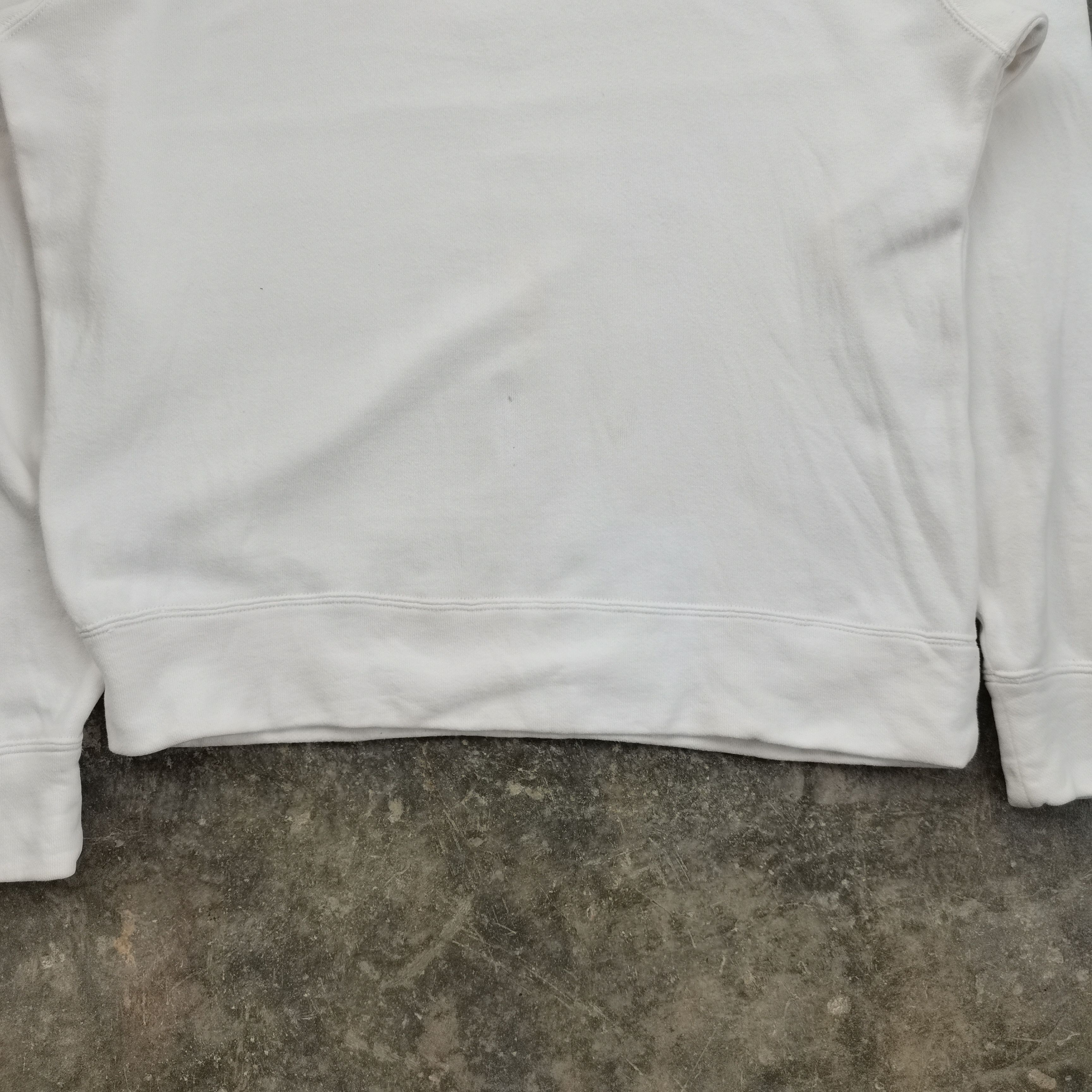 Lee × Vintage Vintage 90s LEE Sportwear Union Made White Sweatshirt Size US L / EU 52-54 / 3 - 6 Thumbnail