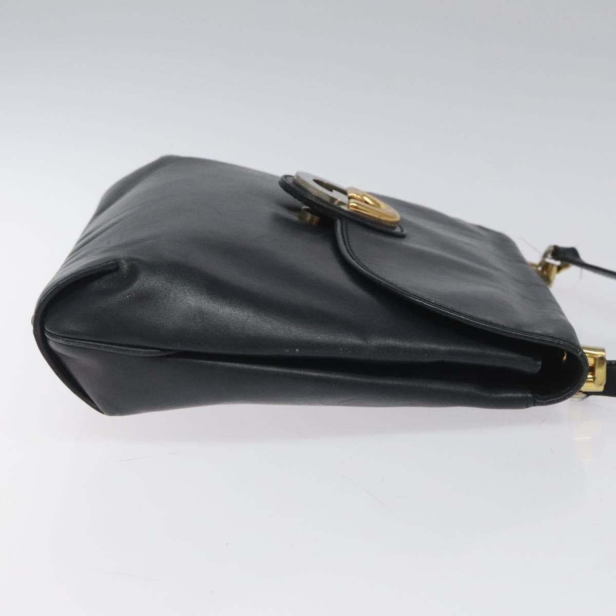 Gucci GUCCI Shoulder Bag Leather Navy Gold Size ONE SIZE - 3 Thumbnail