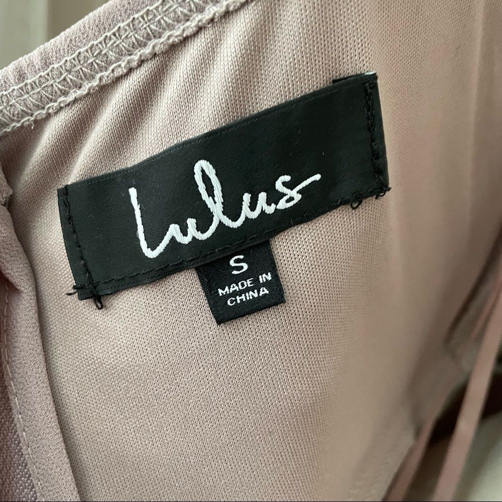 Other LuLu’s Air of Romance Dusty Lavendar Taupe Maxi Dress S Size S / US 4 / IT 40 - 7 Thumbnail