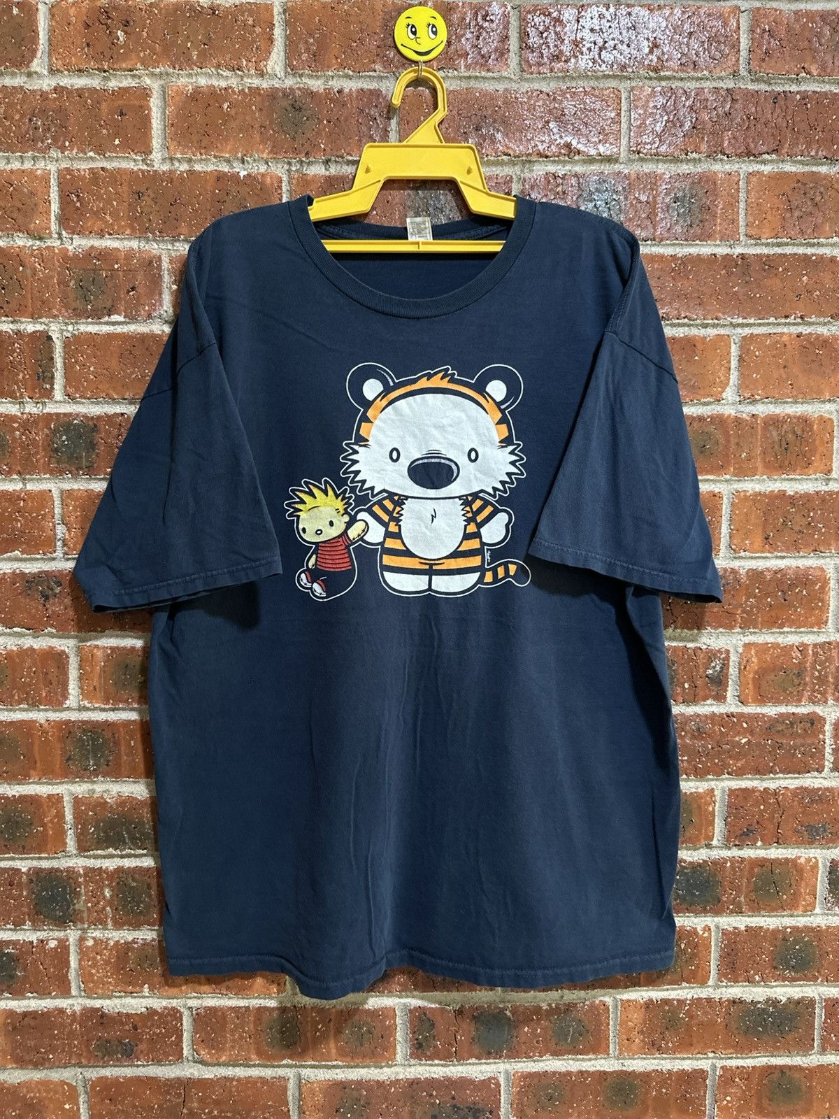 Cartoon Network Vintage Calvin And Hobbes Faded Tee Size US XL / EU 56 / 4 - 1 Thumbnail