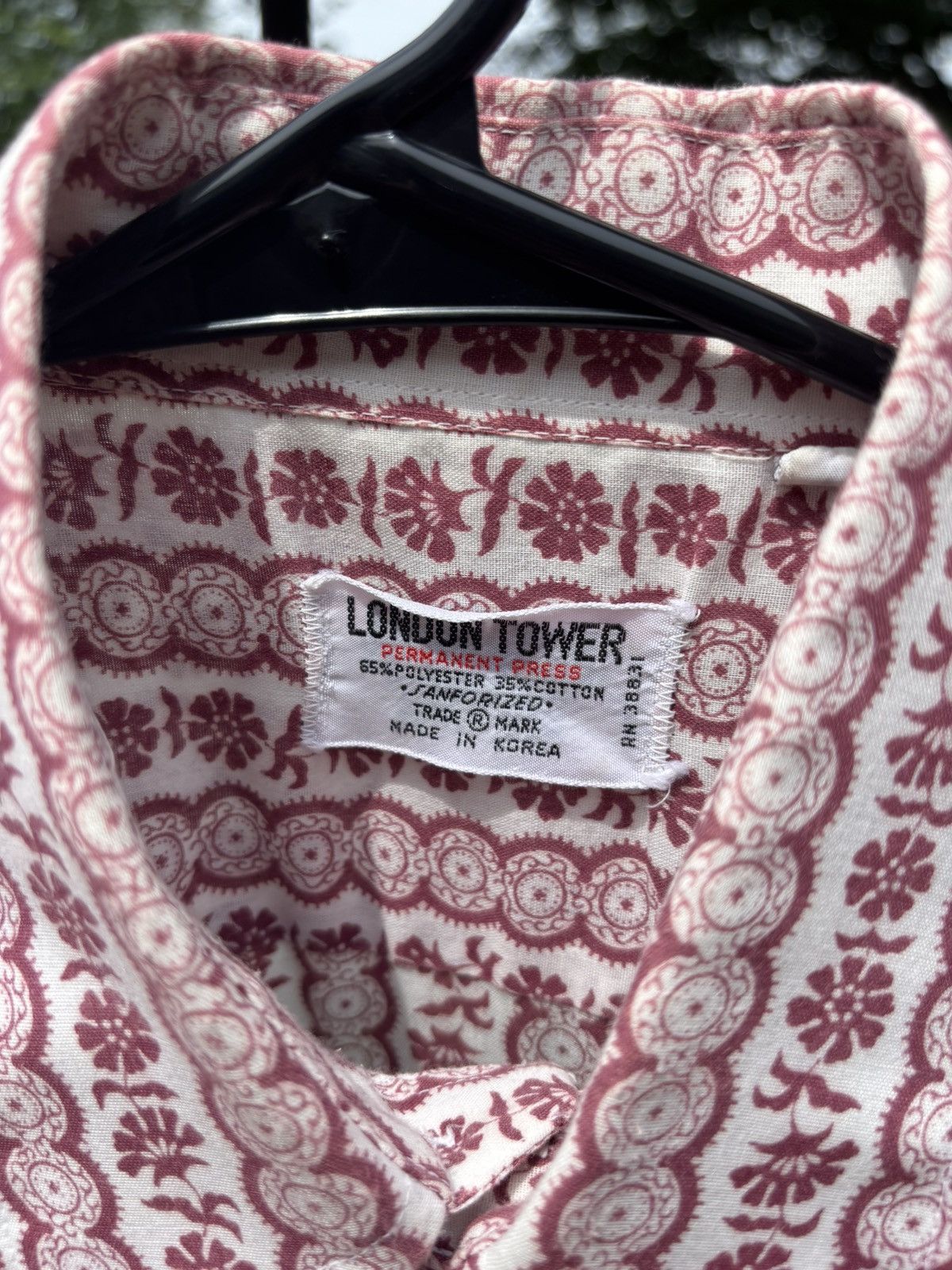 Vintage Red 1970’s button down Size US L / EU 52-54 / 3 - 3 Thumbnail