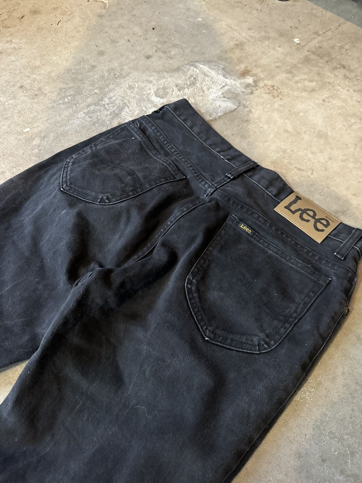 Japanese Brand × Lee × Vintage Lee Black Flared Vintage Denim Size US 30 / EU 46 - 7 Thumbnail