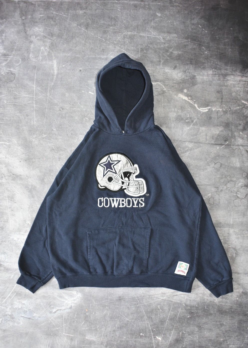 Nutmeg Vintage 90s Dallas Cowboys NFL Nutmeg Hoodie (XL) Size US XL / EU 56 / 4 - 1 Thumbnail