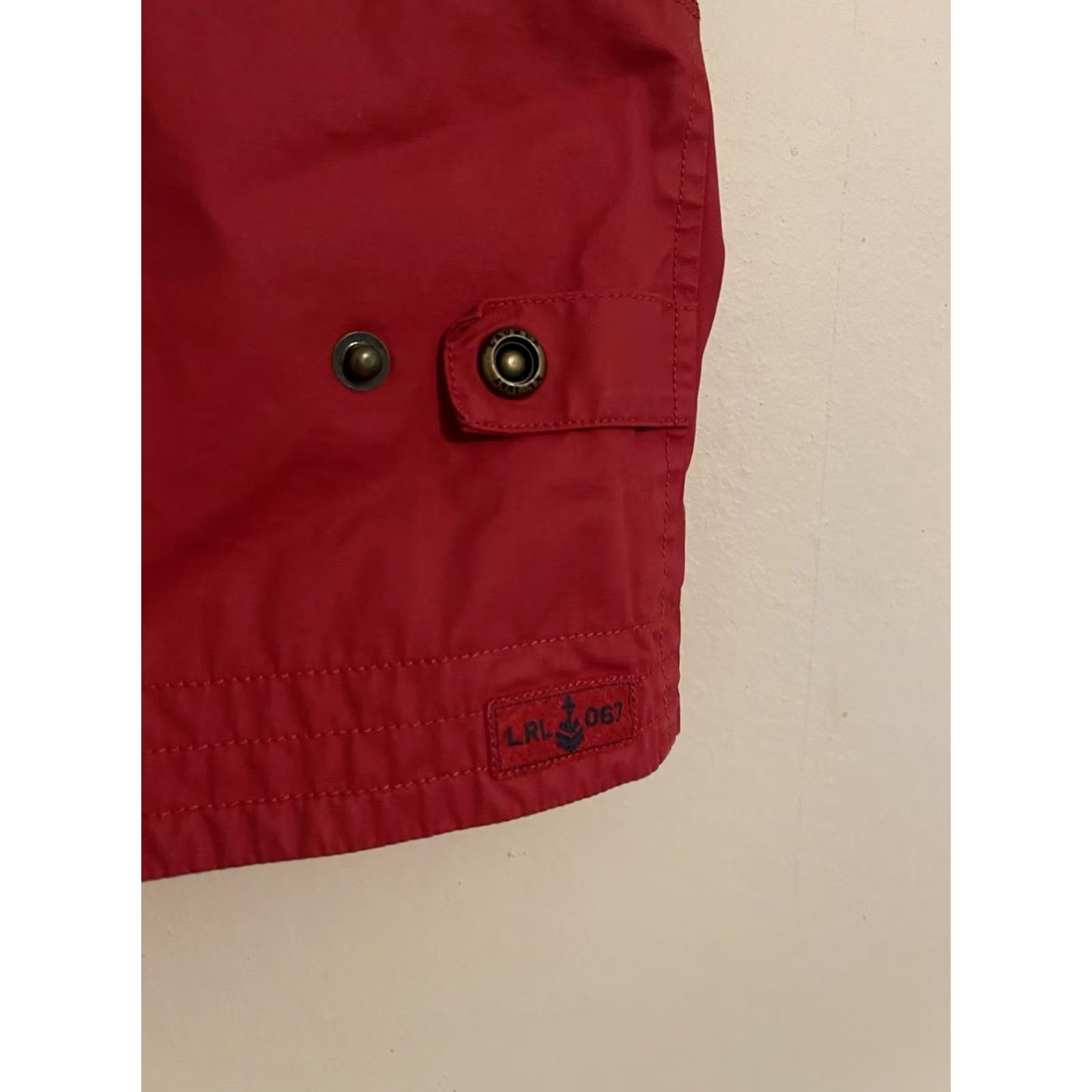 Ralph Lauren VINTAGE Polo Ralph Lauren Naval Supply Company Red Snap Button Vest Women's P/P Vest Waxed Cotton Buttoned P/P Red Womens Size XXS / US 00 / IT 34 - 5 Thumbnail
