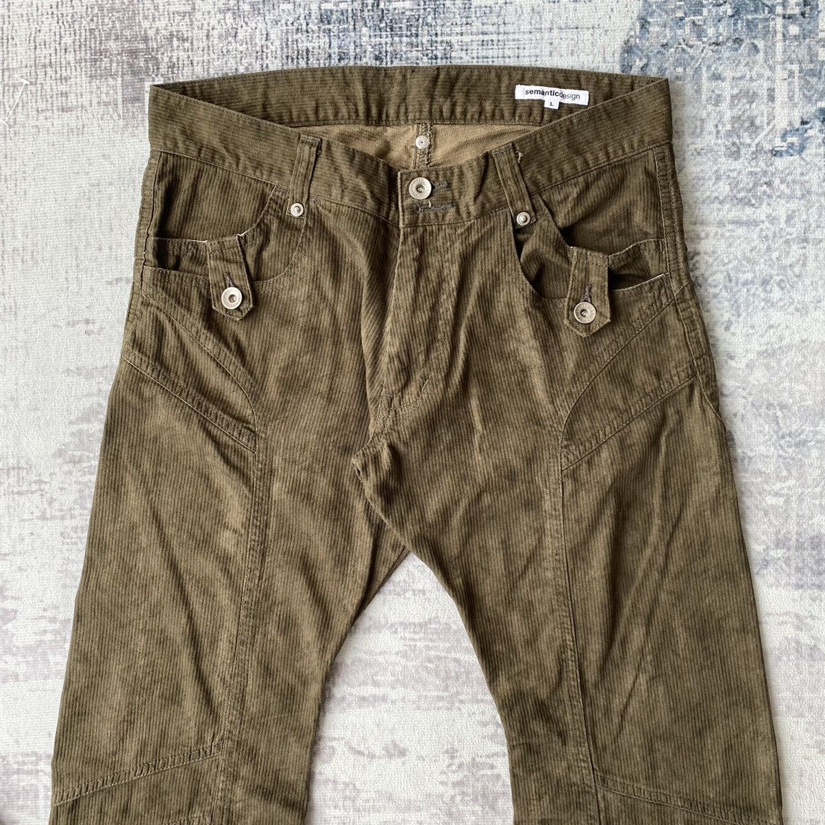 If Six Was Nine Semantic Design Japanese Corduroy Pants Size US 31 - 2 Thumbnail