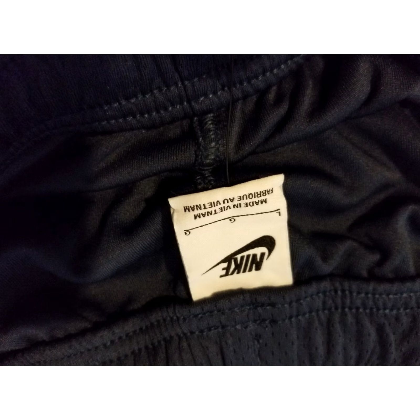 Nike Nike Mens Large Blue Athletic Gym Workout Shorts, Elastic Waist Drawstring, Polyester Size US 33 - 5 Thumbnail