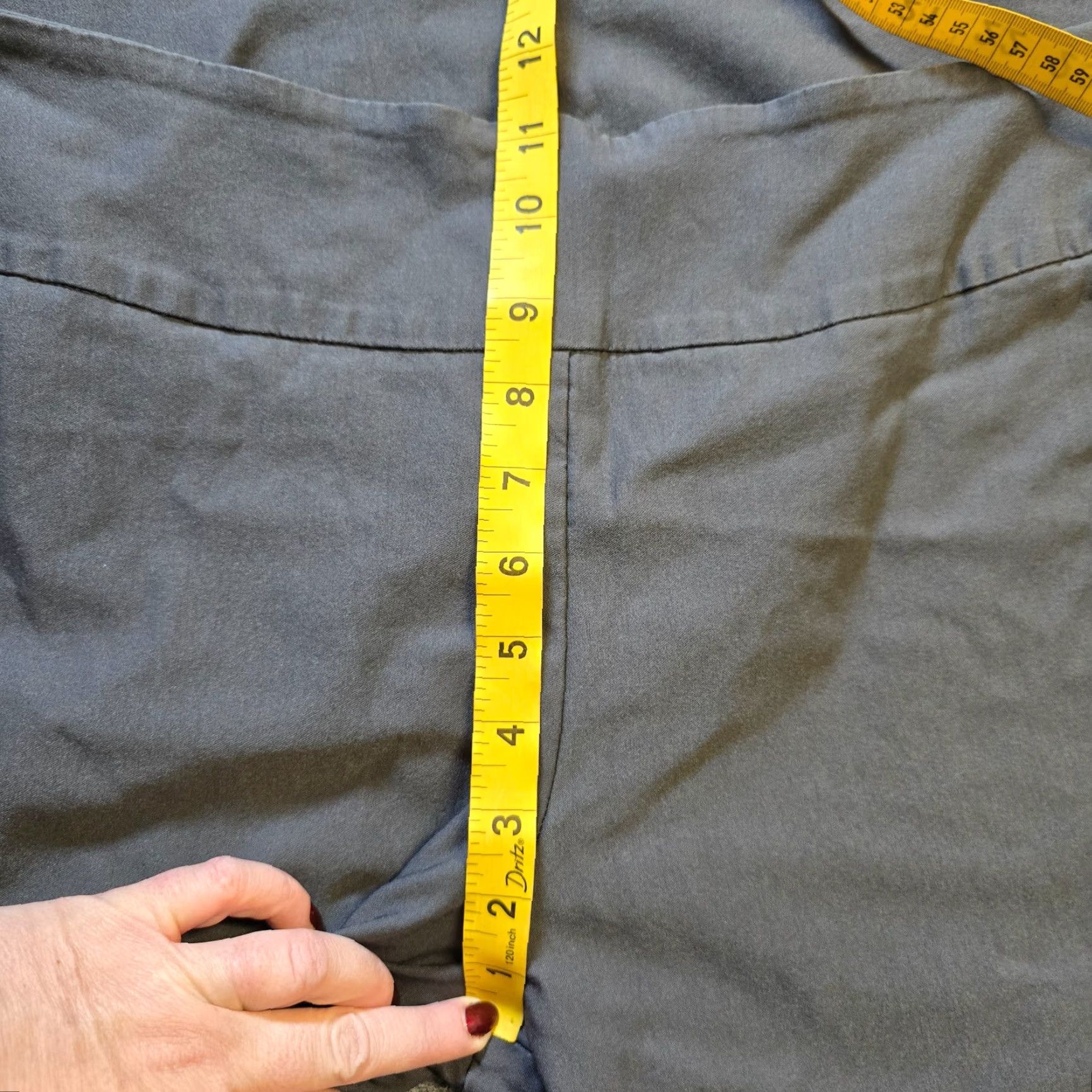 Vintage Lulu B Pants Womens Size 16 Gray Stretch Straight Performance Career Golf Casual Pants Size 38" / US 16 / IT 52 - 6 Thumbnail