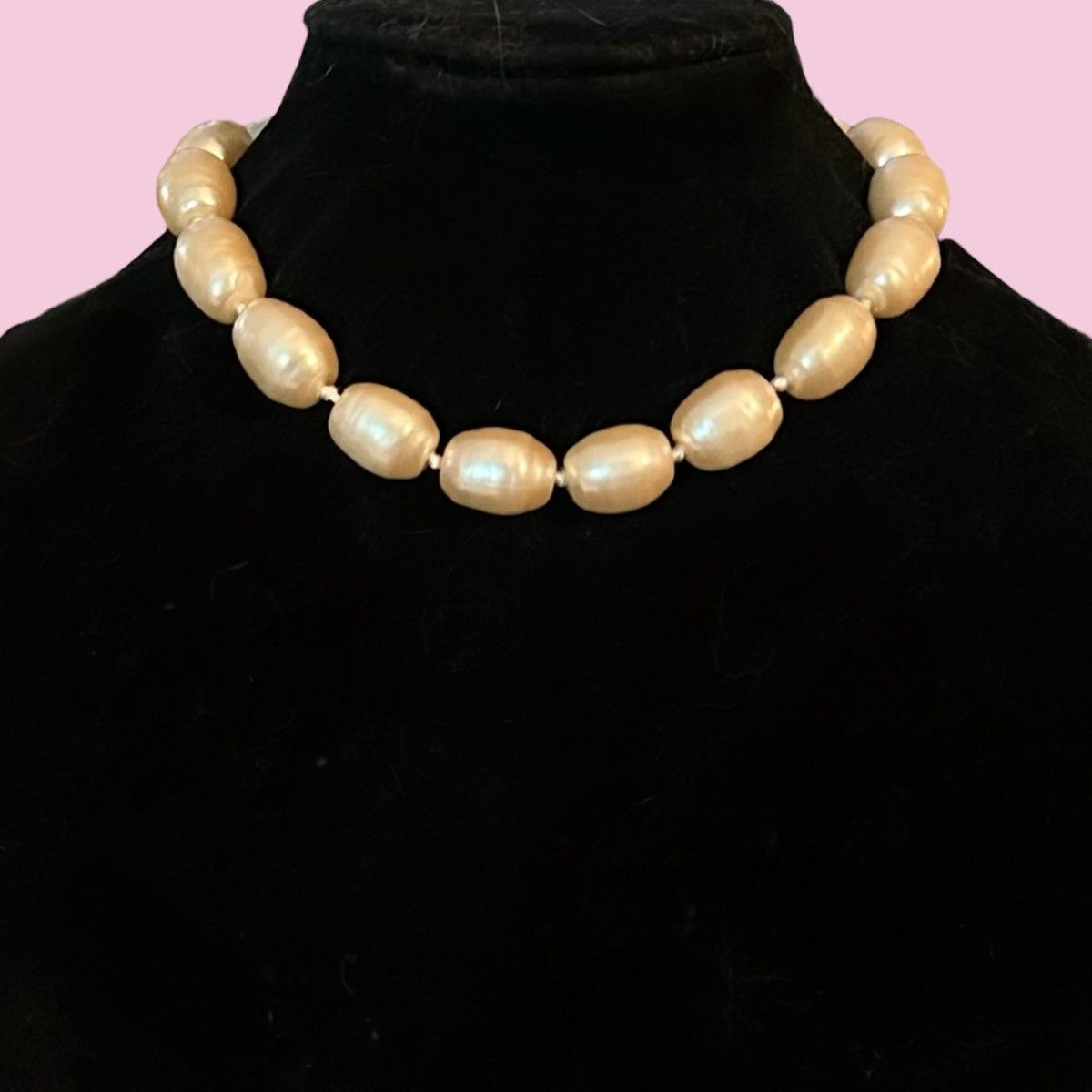 Vintage Vintage chunky faux freshwater pearl necklace Size ONE SIZE - 1 Thumbnail
