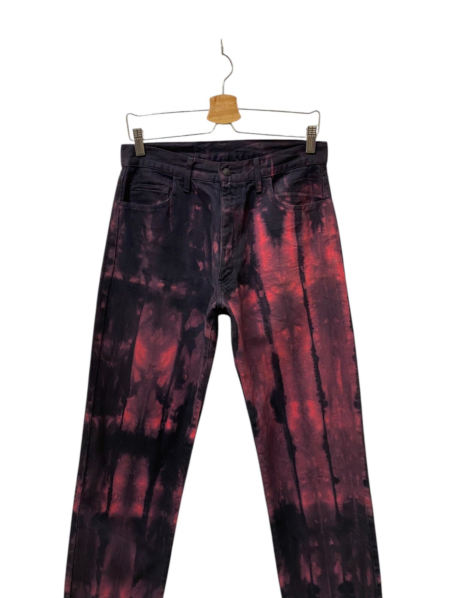 20471120 × If Six Was Nine × Seditionaries (30x29.5)INSANE JAPAN Flame Bleached grunge jean by acoustic Size US 30 / EU 46 - 2 Thumbnail